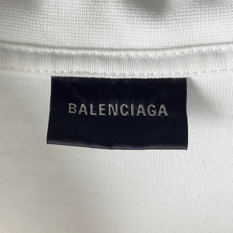 Balenciaga Balenciaga Letter printed T-shirt with round neck and shor Size US XS / EU 42 / 0 - 4 Thumbnail