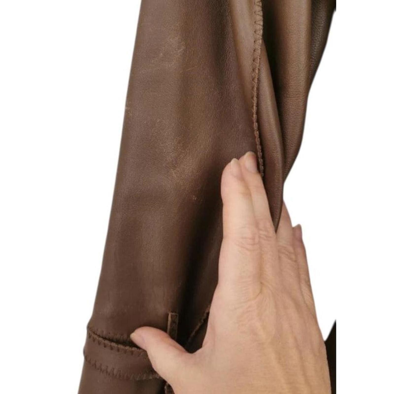 Other Real leather and fur grunge penny lane style brown jacket Size XS / US 0-2 / IT 36-38 - 4 Thumbnail