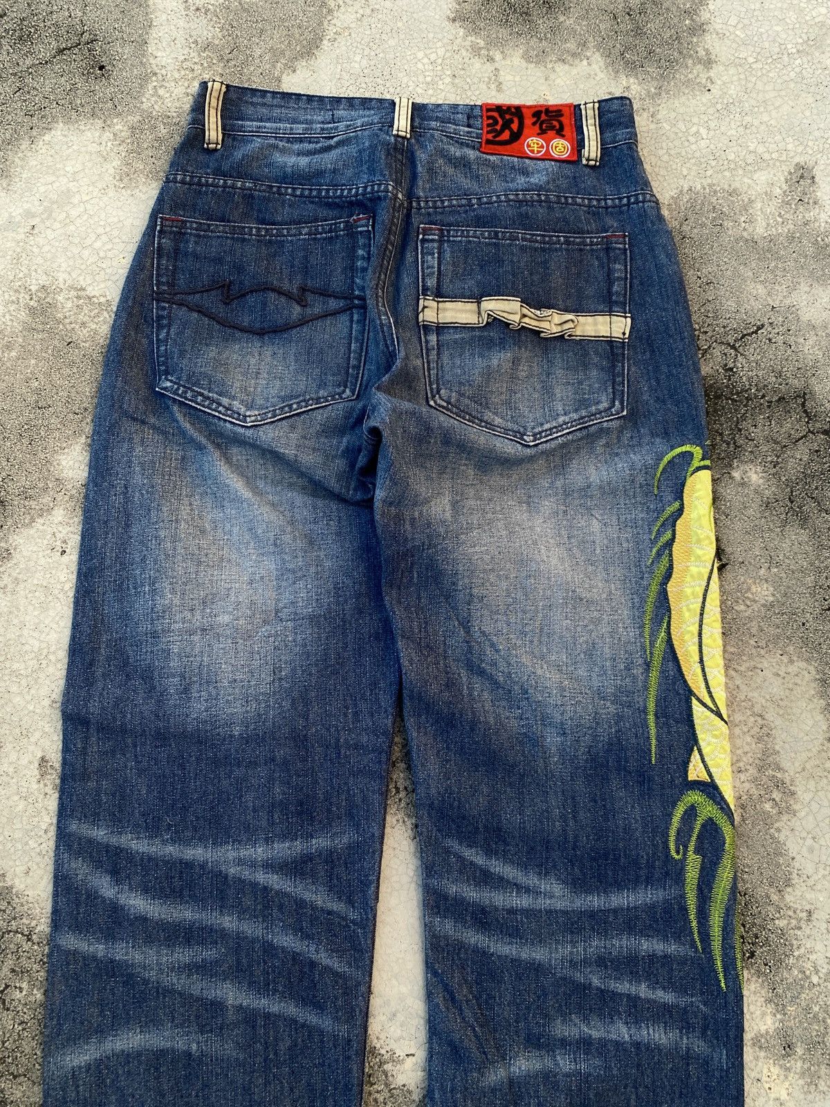 Japanese Brand Vintage Sukajan Jeans Koi Size US 30 / EU 46 - 8 Thumbnail