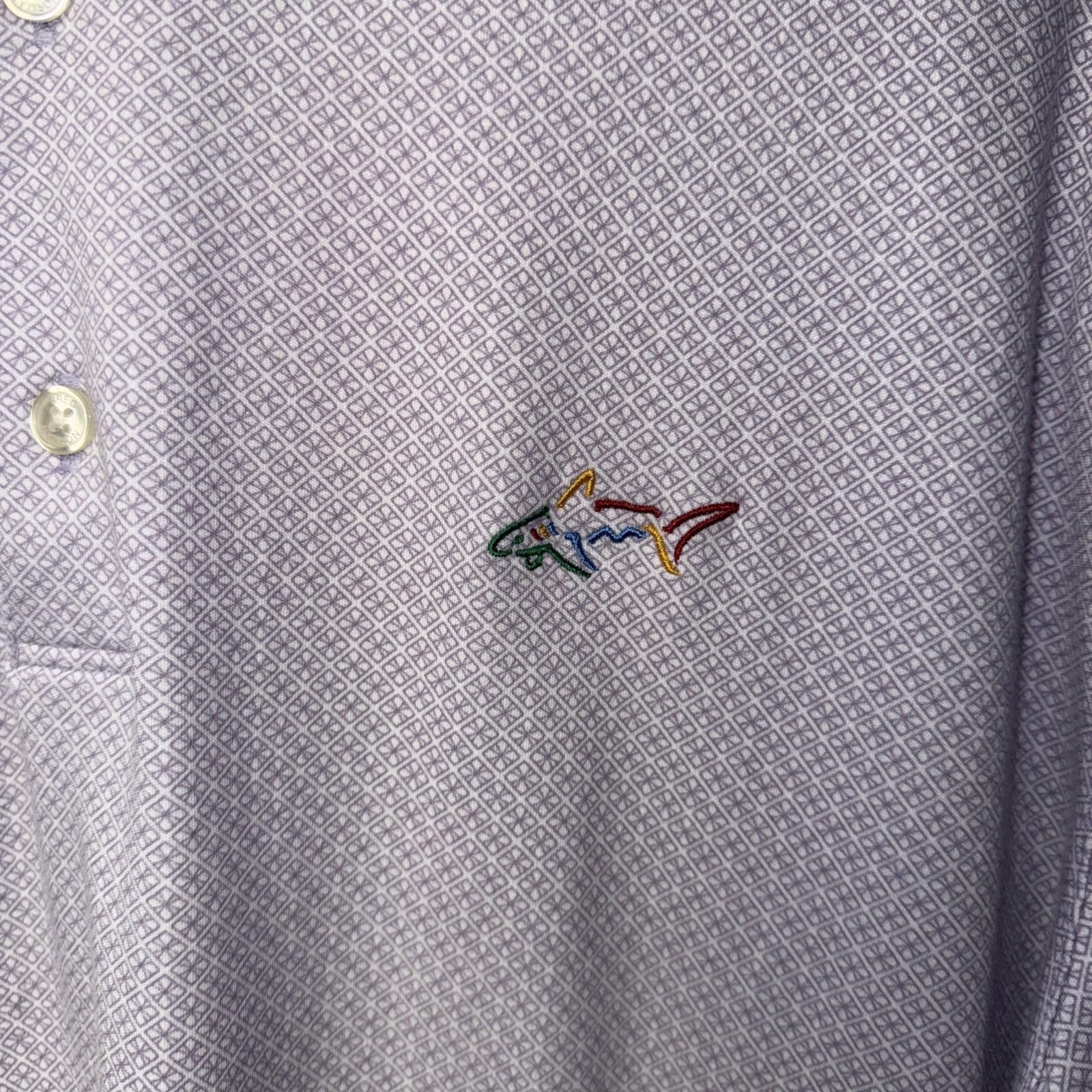 Greg Norman EUC Men’s Greg Norman Light Purple Lavender Polo Golf Shirt Size US XL / EU 56 / 4 - 2 Thumbnail
