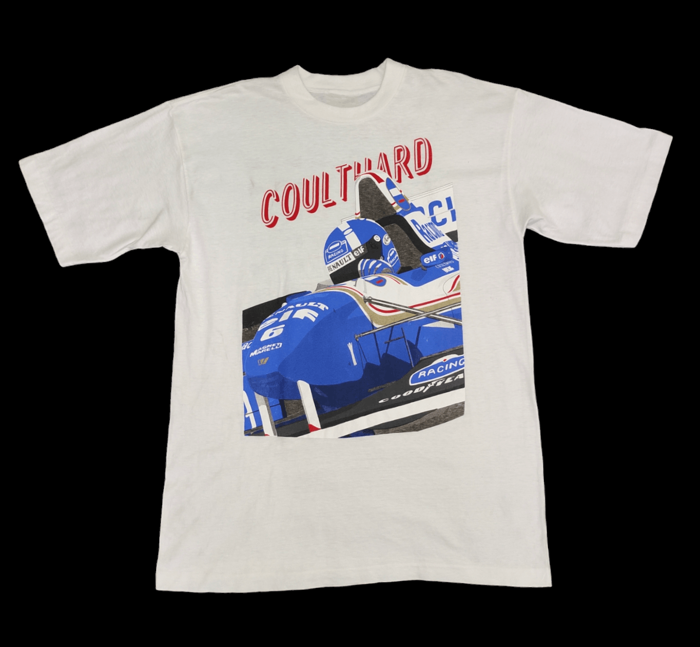 Ferrari Vintage 90s Formula 1 Renault Elf Racing Team T-Shirt Size US M / EU 48-50 / 2 - 2 Thumbnail