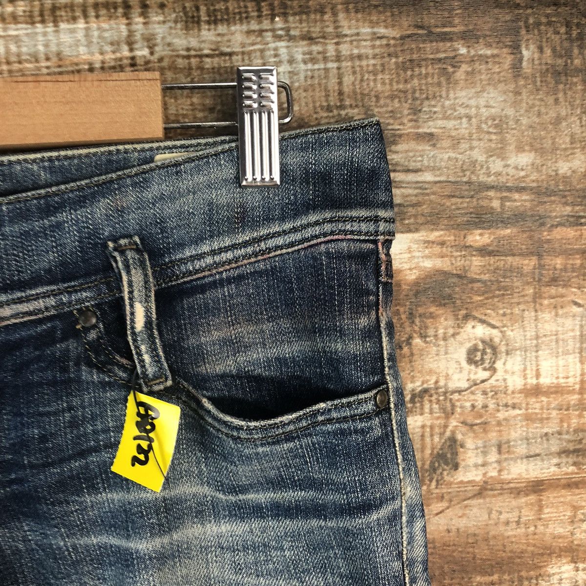 Diesel Diesel italy Black Distressed ripped Denim Pants #A2117 Size 27" / US 4 / IT 40 - 8 Thumbnail
