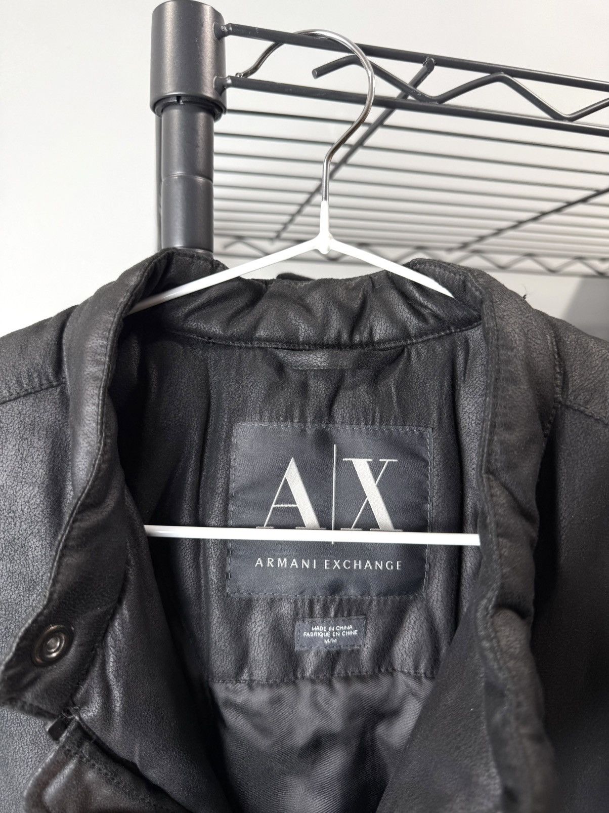 Armani Exchange Vintage Armani Exchange Leather Suede Jacket Size US M / EU 48-50 / 2 - 8 Thumbnail