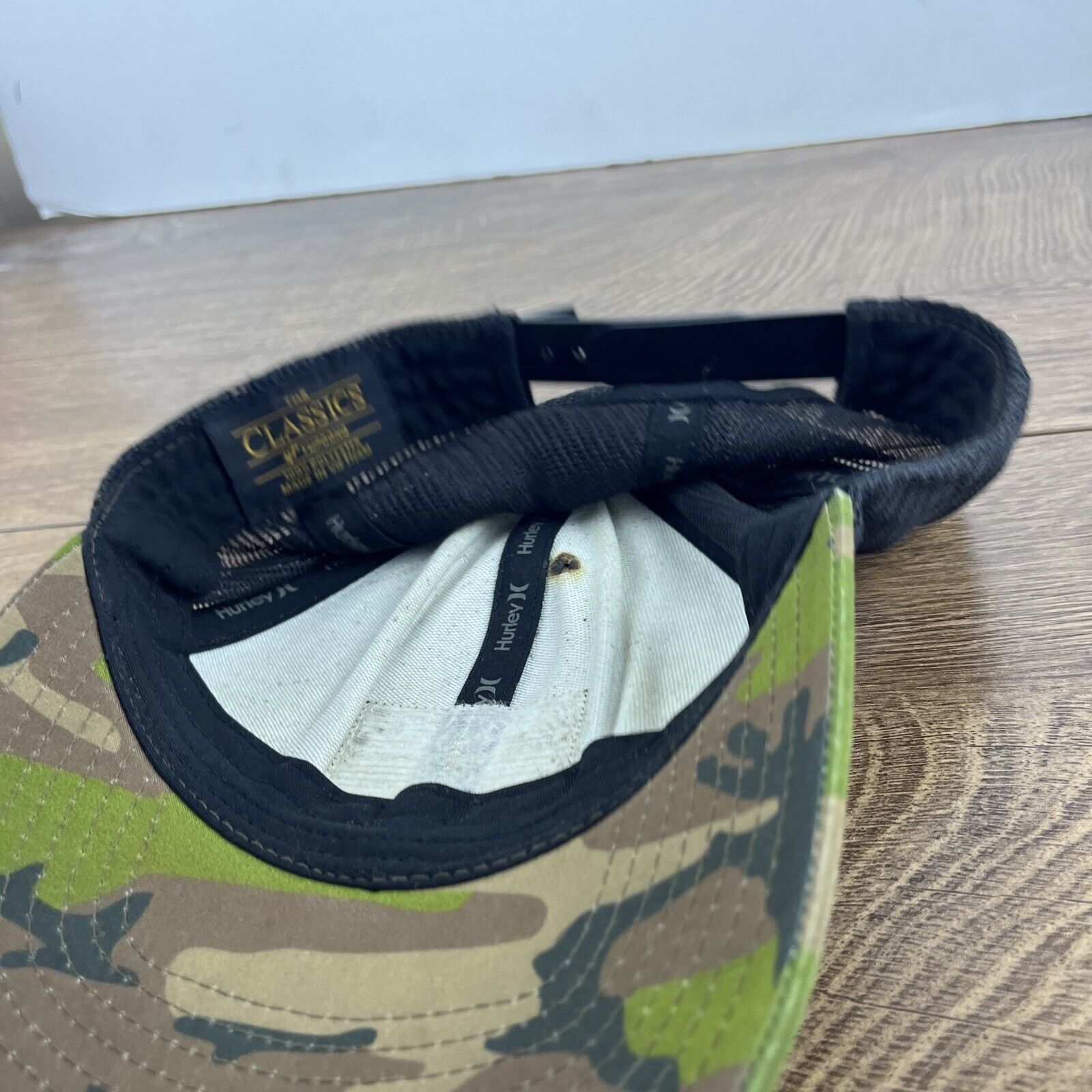 Hurley Hurley Snapback Hat Green Camo Hat Adjustable Adult Size Hat Size ONE SIZE - 13 Thumbnail
