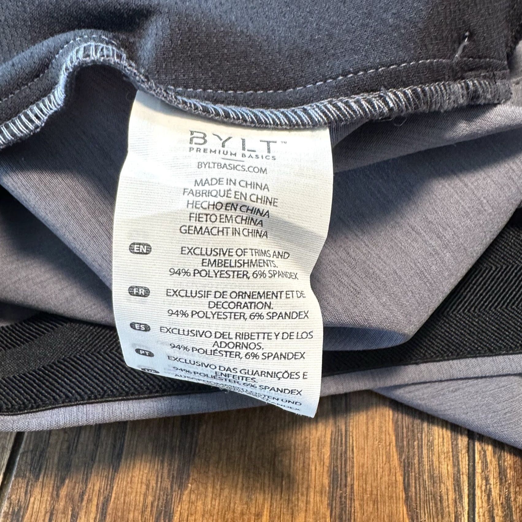 Vintage BYLT Kinetic Shorts Mens 38 Gray Zip Pocket Performance Stretch 9" Inseam Size US 38 / EU 54 - 5 Thumbnail
