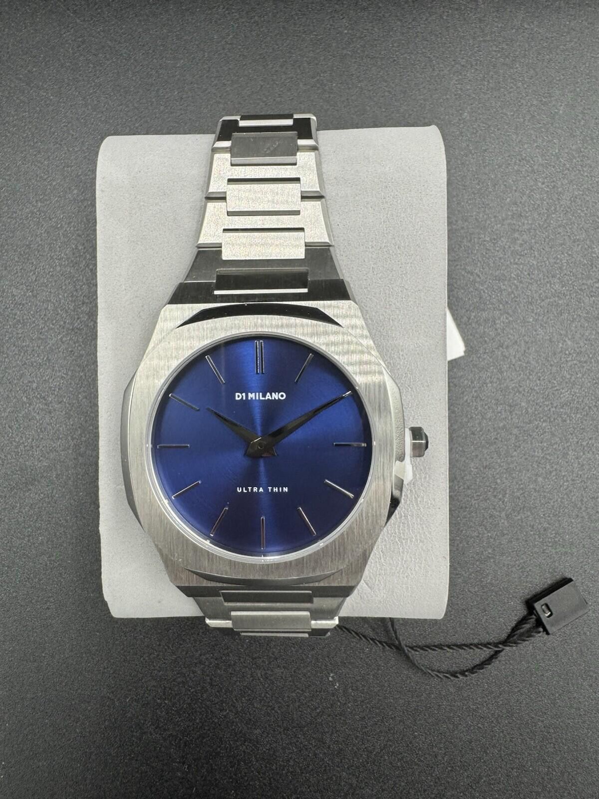 Other D1 Milano Ocean Blue Ultra Thin Silver Bracelet Watch 38mm B Size ONE SIZE - 4 Thumbnail