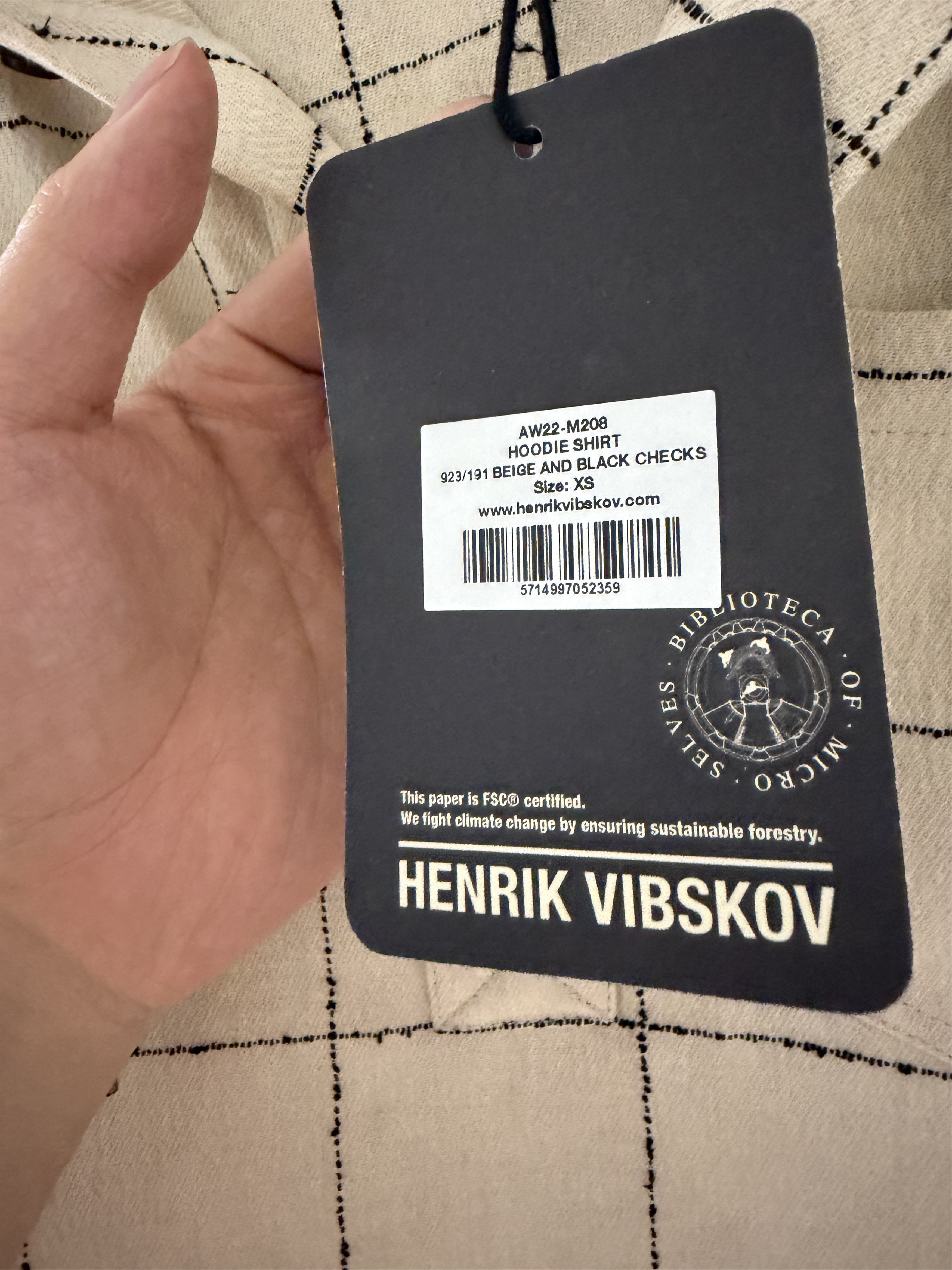Henrik Vibskov Henrik Vibskov Men's Shirt-Style Sweatshirt Size US S / EU 44-46 / 1 - 4 Thumbnail