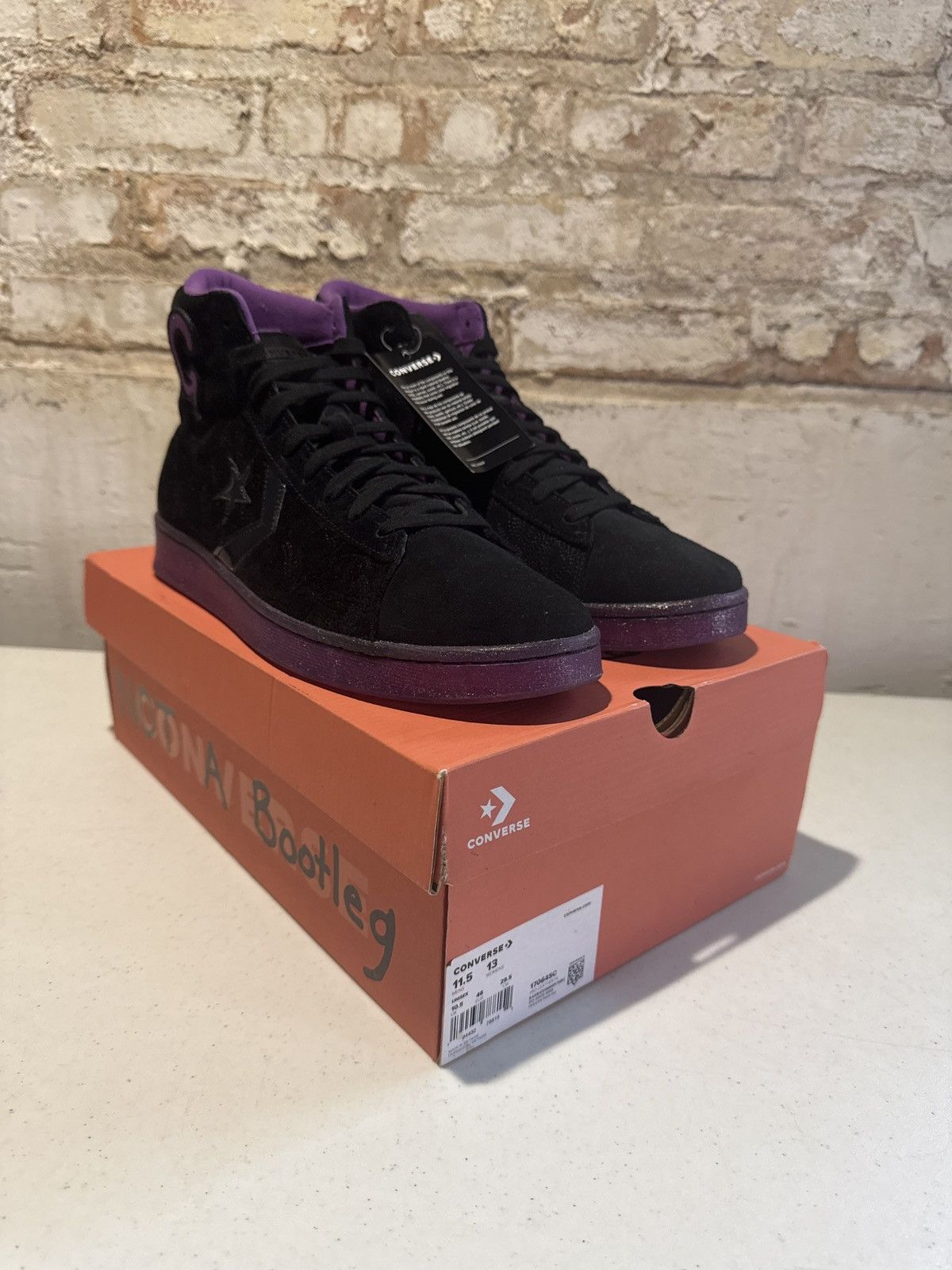 Converse × Joe Freshgoods NOT A Bootleg Size US 11.5 / EU 44-45 - 1 Thumbnail