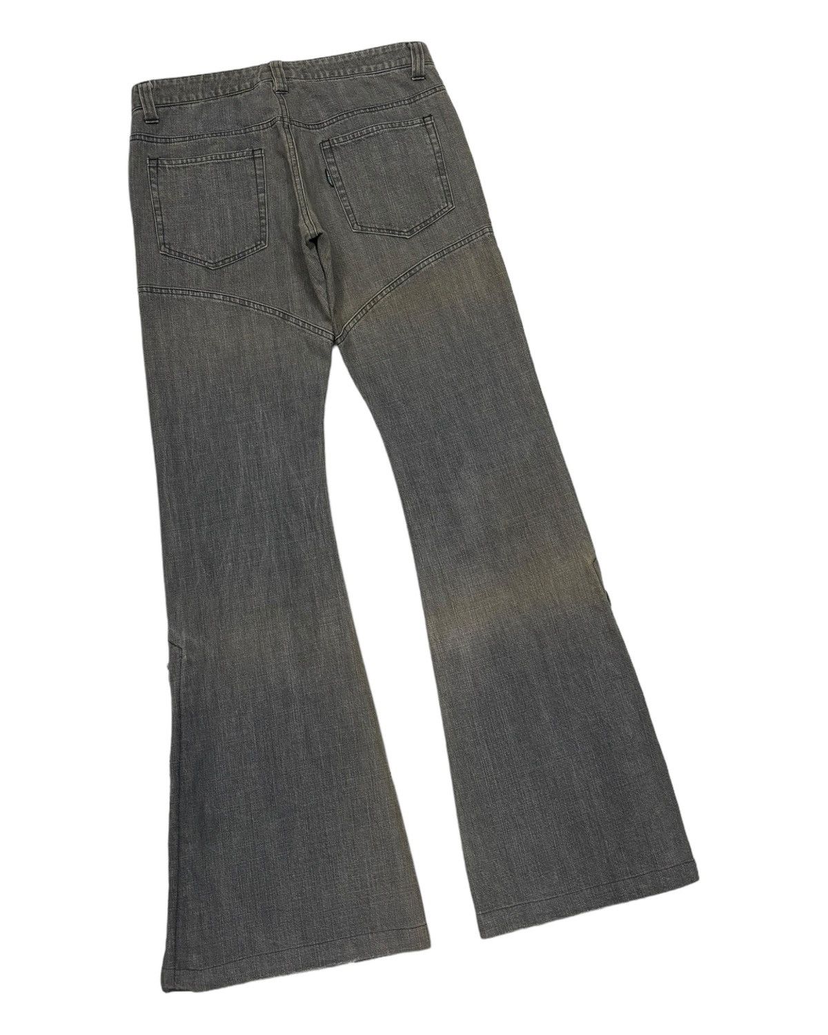 Tornado Mart TORNADO MART LACE UP FLARE JEANS Size US 30 / EU 46 - 4 Thumbnail