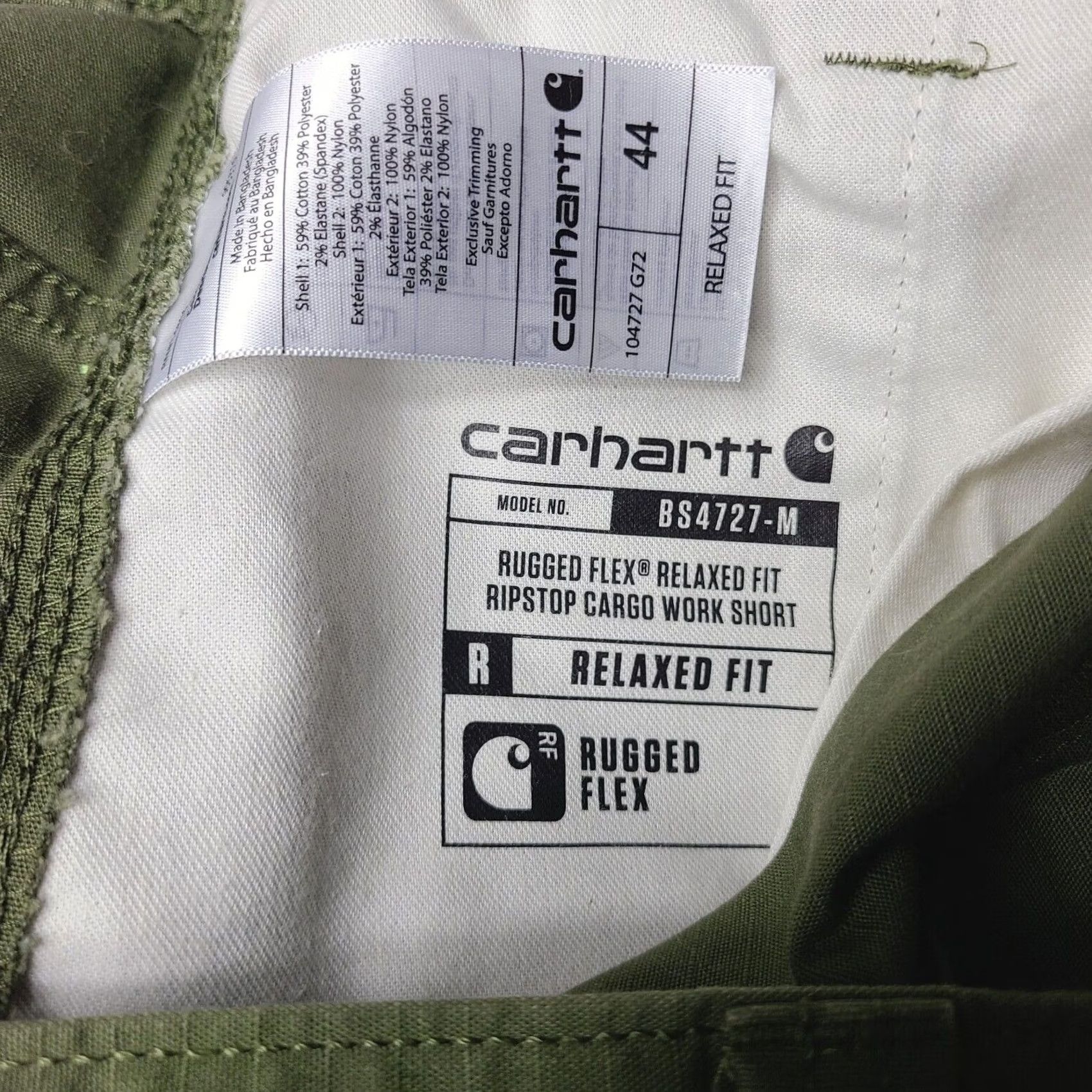 Carhartt Carhartt Shorts Men's Size 44 Lot Of 2 Rugged Relaxed Fit Green /Utility Grey Size US 44 / EU 60 - 6 Thumbnail