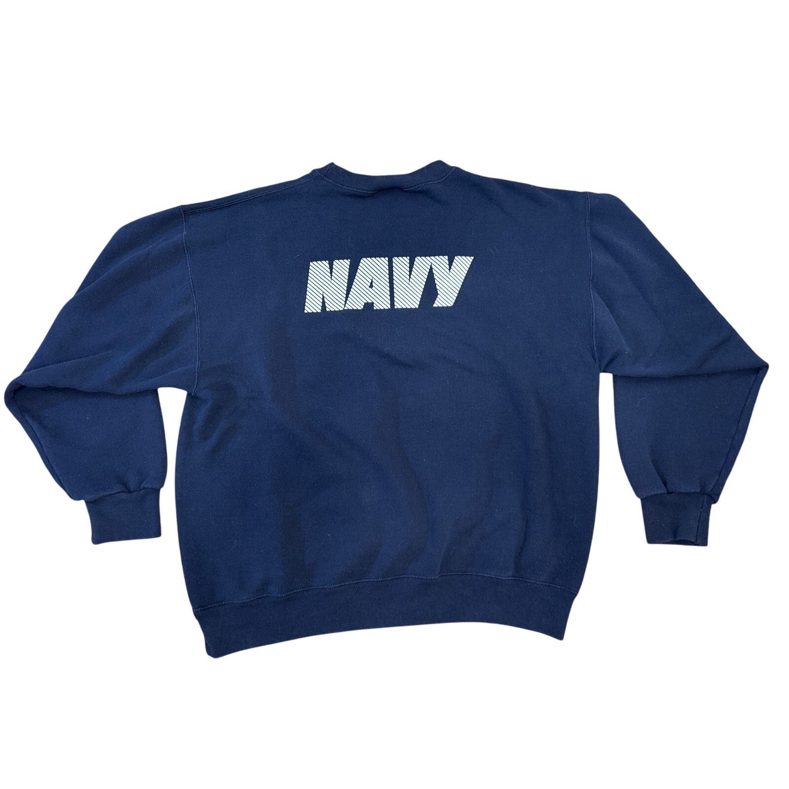 Naval Clothing Factory Vintage 90s NAVY made in USA authentic US military large Size US L / EU 52-54 / 3 - 2 Thumbnail