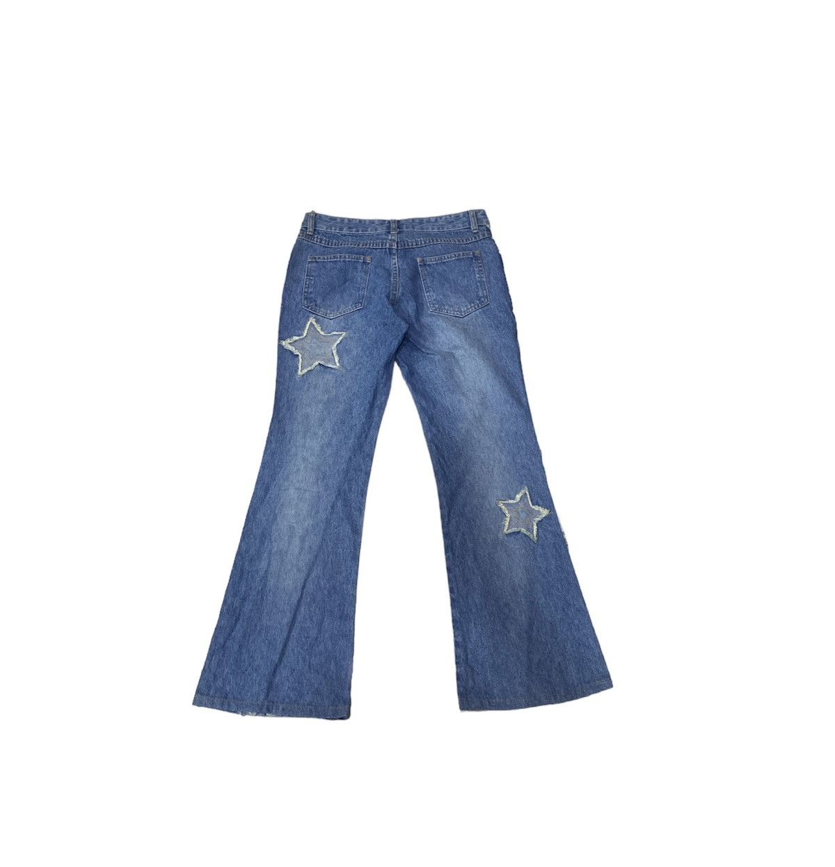 Japanese Brand Japan Flare joueraux echecs patch denim pant Size 28" / US 6 / IT 42 - 2 Thumbnail