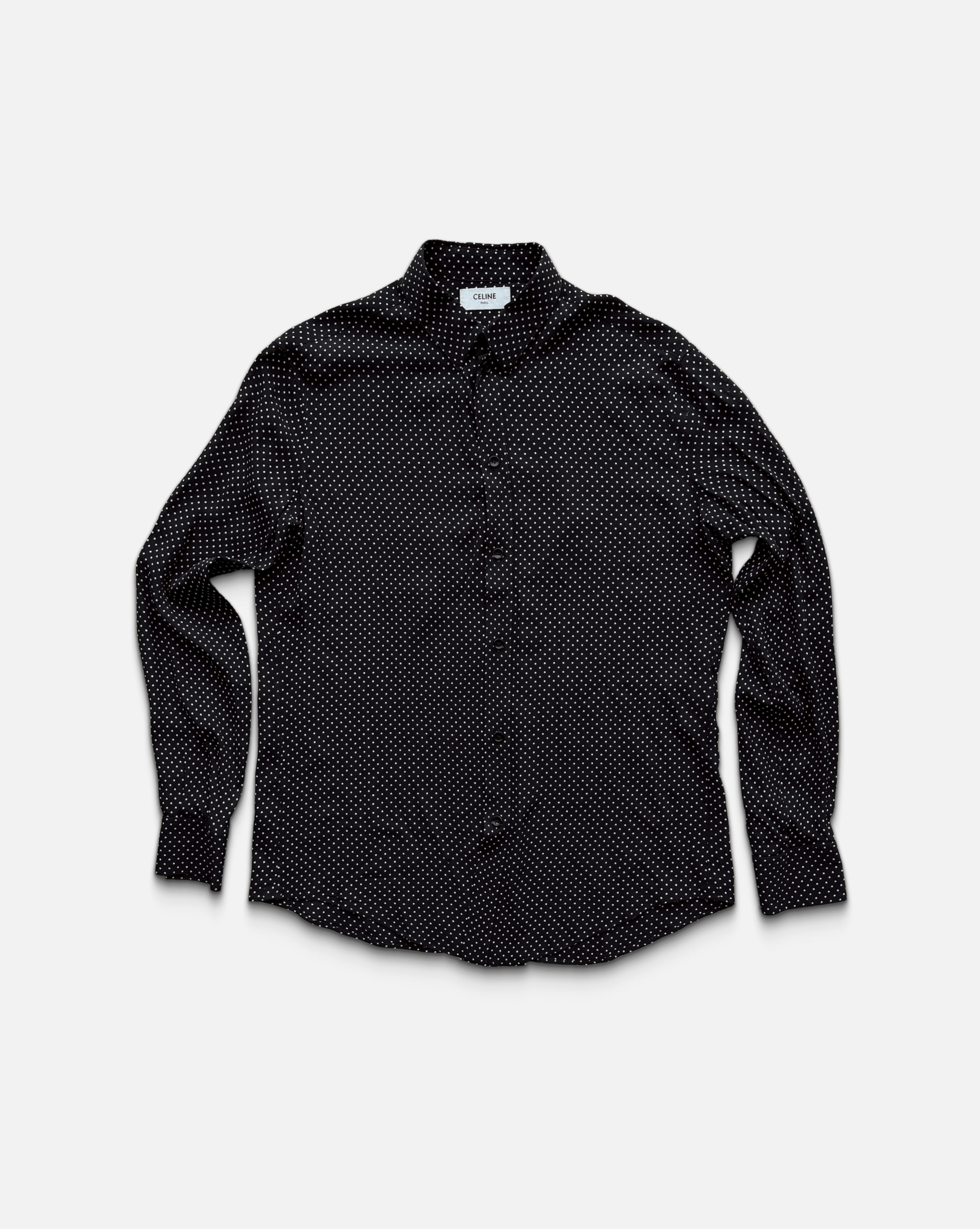 Celine Celine Viscose Polka Dot Shirt Size US S / EU 44-46 / 1 - 1 Thumbnail