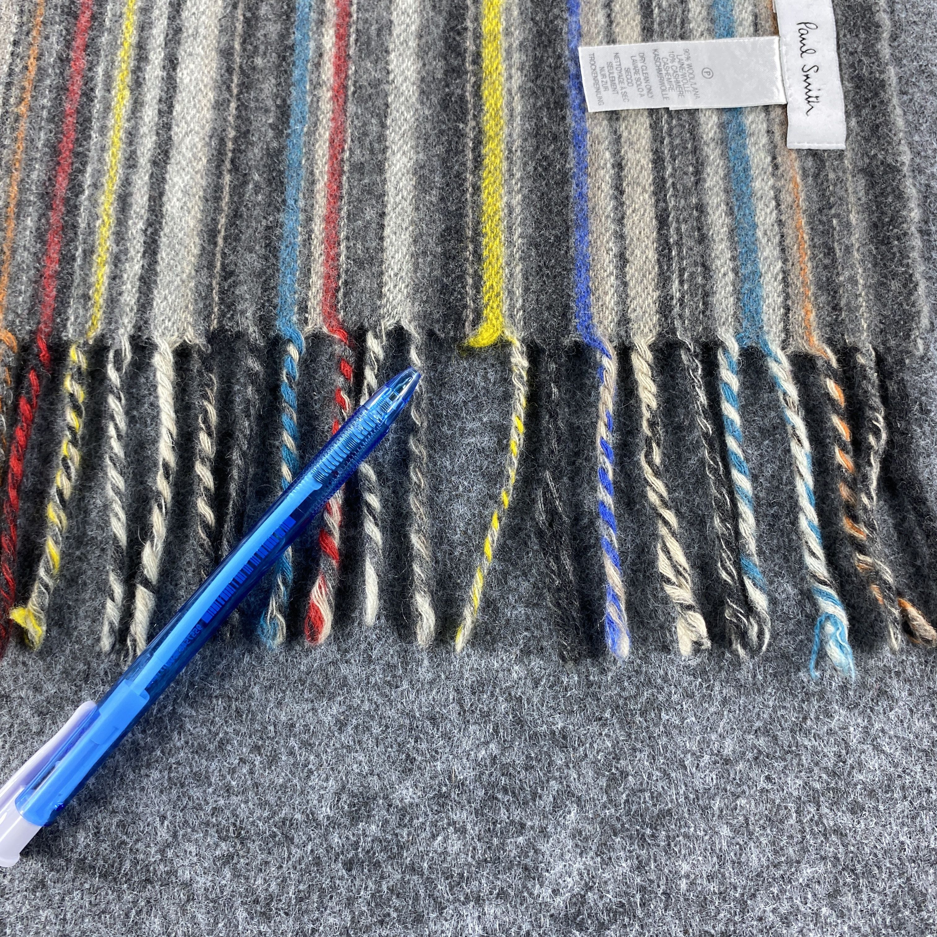 Paul Smith × Vintage Paul Smith Scarf # Muffler # Neckwear # D531 Size ONE SIZE - 6 Thumbnail