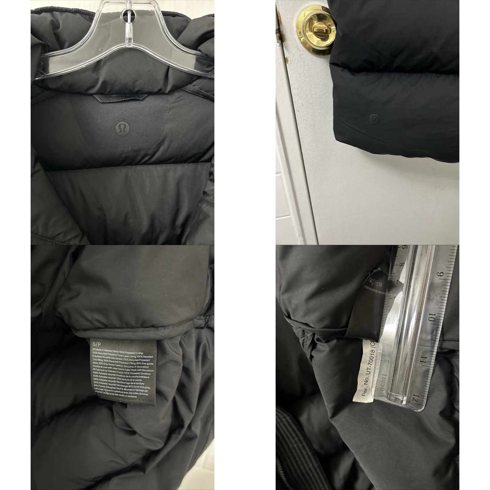Lululemon Lululemon Wunder Puff Vest Mens Small Black Goose Down Insulated Puffer LM4AIHS Size US S / EU 44-46 / 1 - 8 Thumbnail