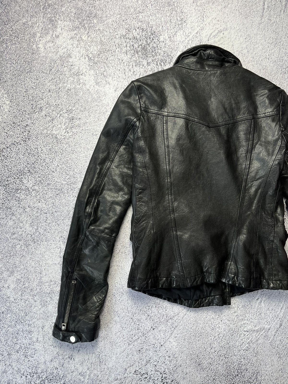 Allsaints Vintage Allsaints Balfern Leather Biker Jacket Japan Size M / US 6-8 / IT 42-44 - 21 Thumbnail
