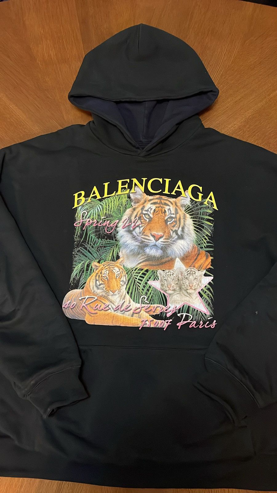 Balenciaga Balenciaga Reversible FBI Tiger Hoodie | Grailed
