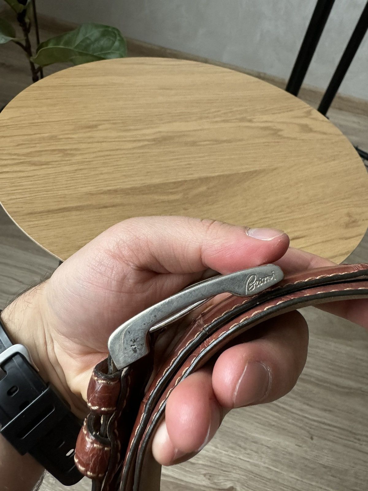 Brioni × Vintage Vintage Brioni Genuine Crocodile Leather Belt Size ONE SIZE - 3 Thumbnail