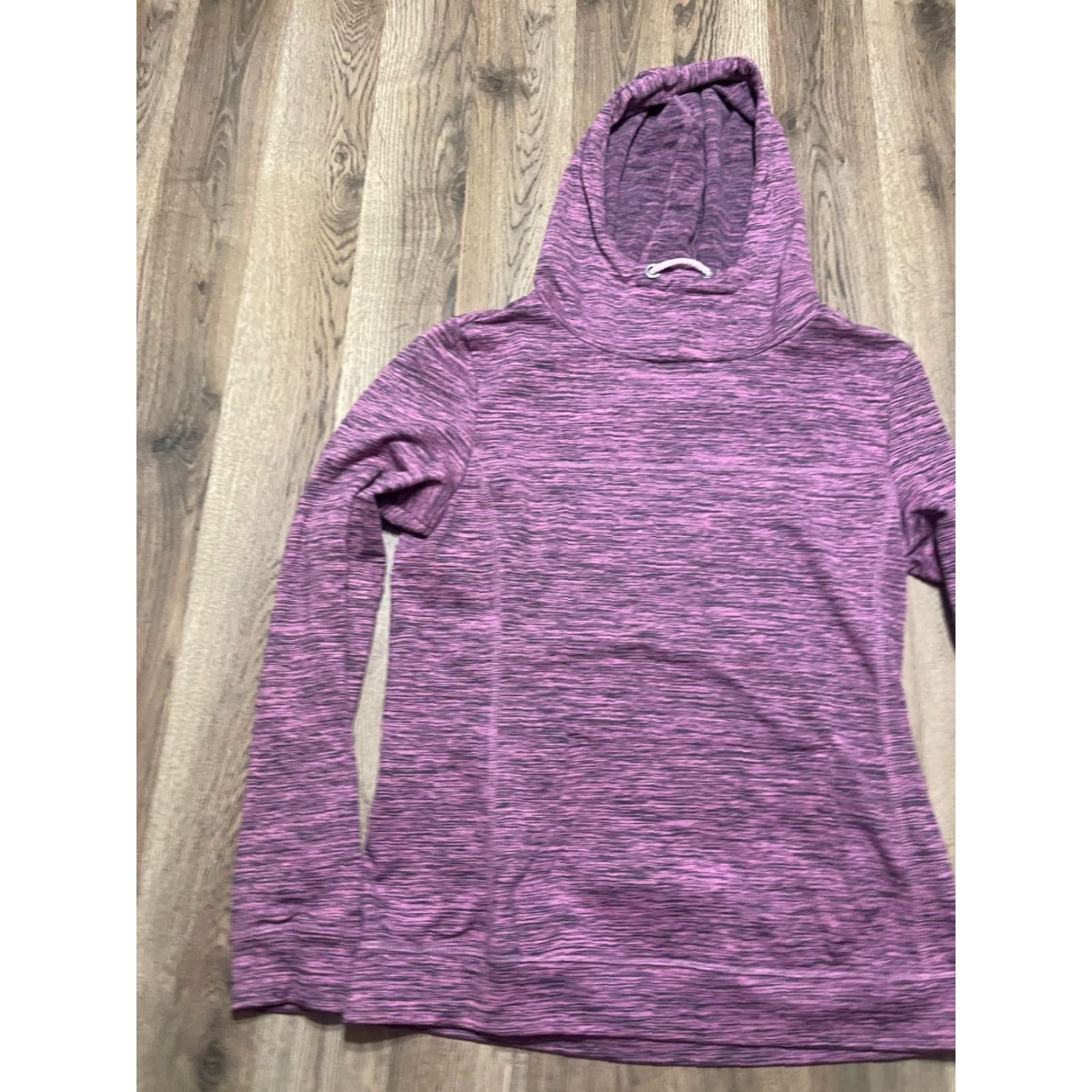 Vintage Crane Hoodie Women S Purple Long Sleeve Pullover Size S / US 4 / IT 40 - 3 Thumbnail