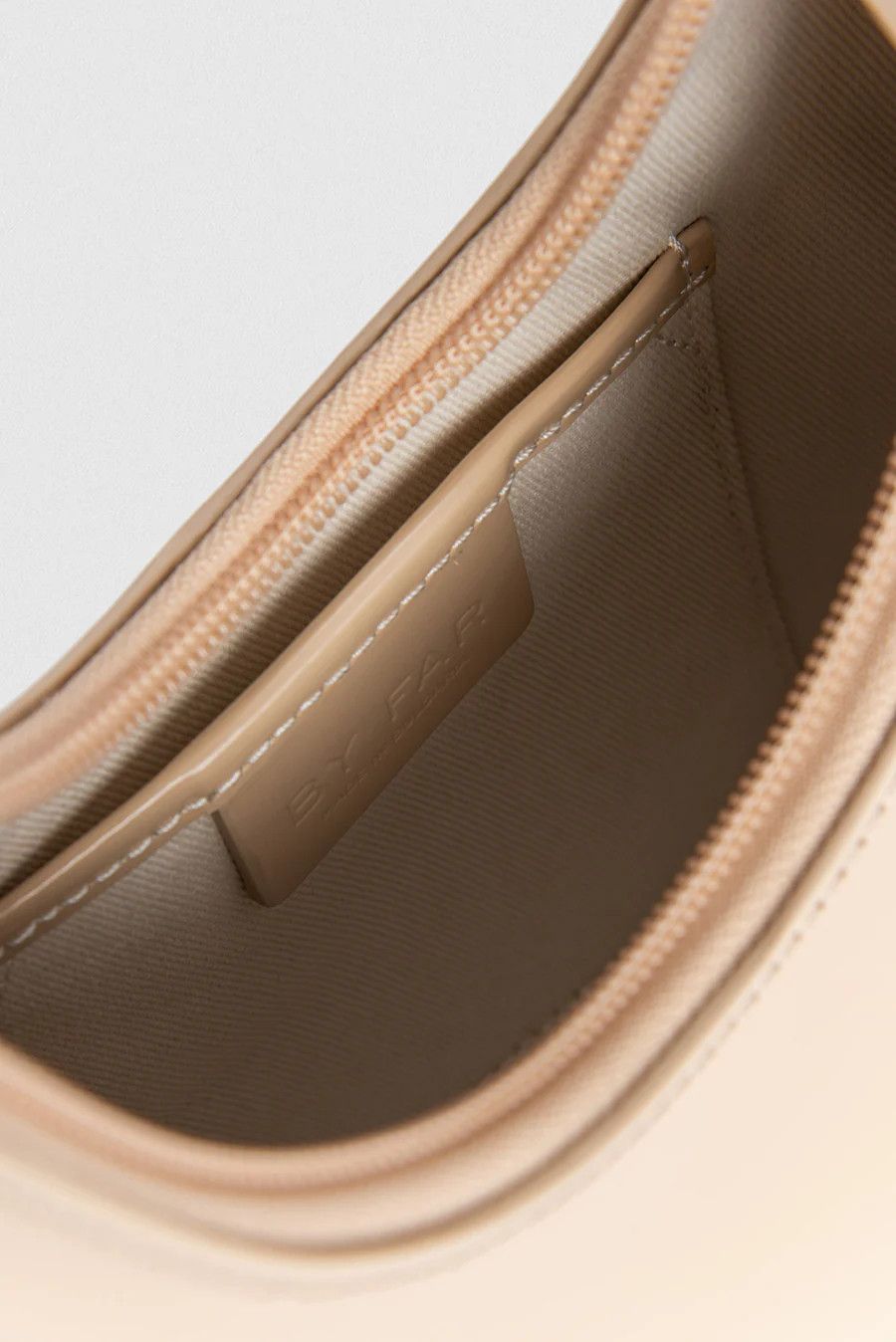 By Far o1mle1224 Size: OS/ Patent Leather Bag in Beige Size ONE SIZE - 4 Thumbnail