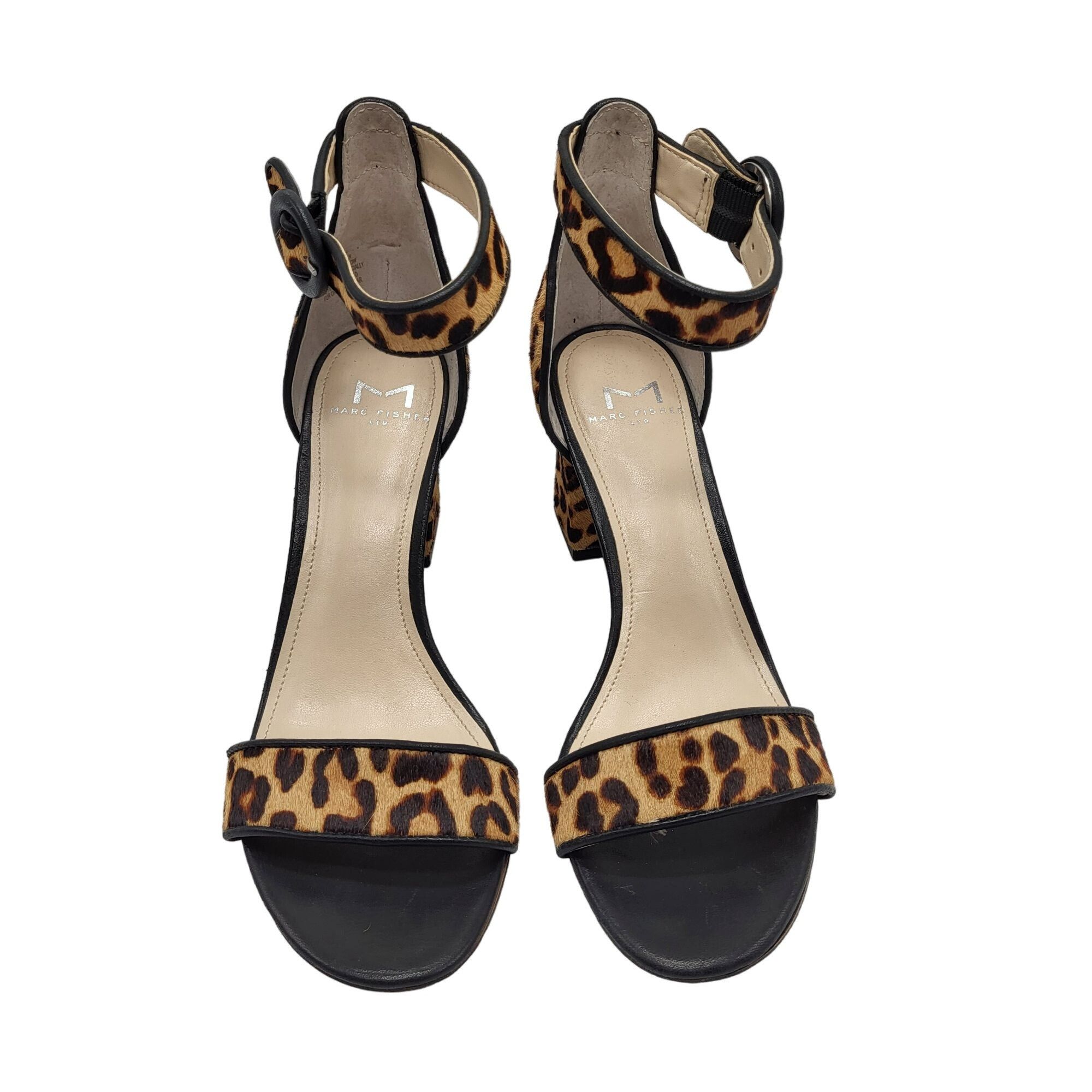 Marc Fisher Marc Fisher MLKarleely Leopard Print Block Heel Sandals 6 Size US 6 / IT 36 - 6 Thumbnail
