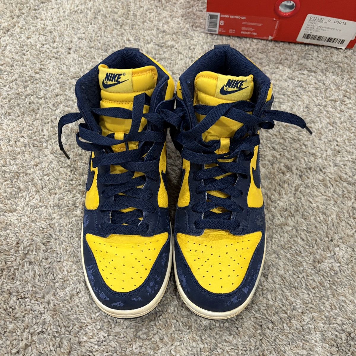 Nike 2016 Nike Dunk Michigan High Size US 8 / EU 41 - 2 Thumbnail