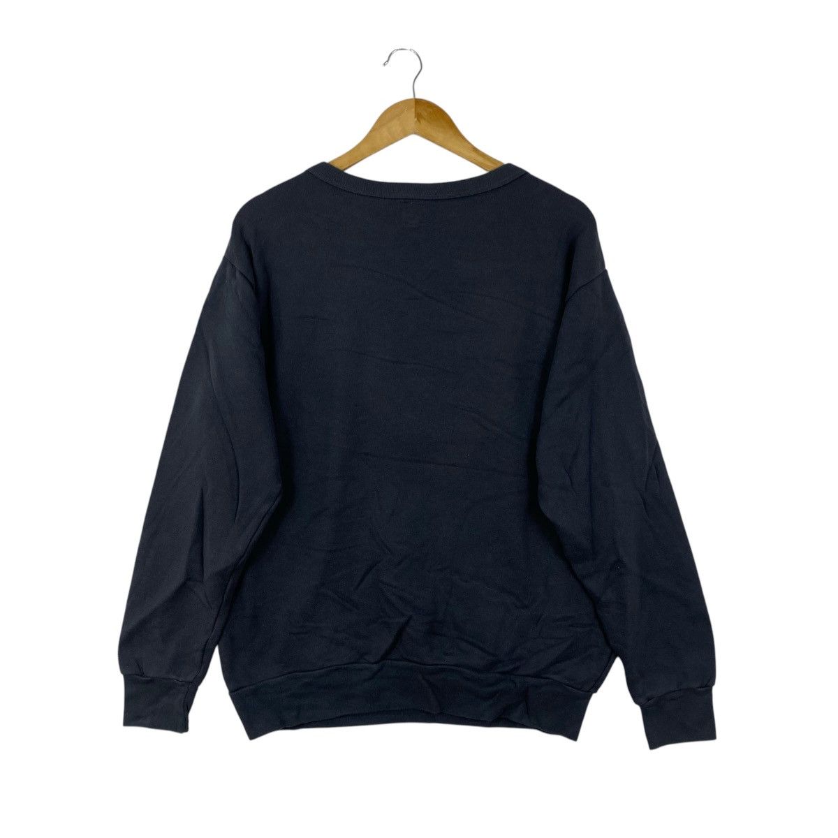 Japanese Brand Vtg Lab-Works College Crewneck Sweatshirt Black L Made Japan Size US L / EU 52-54 / 3 - 2 Thumbnail
