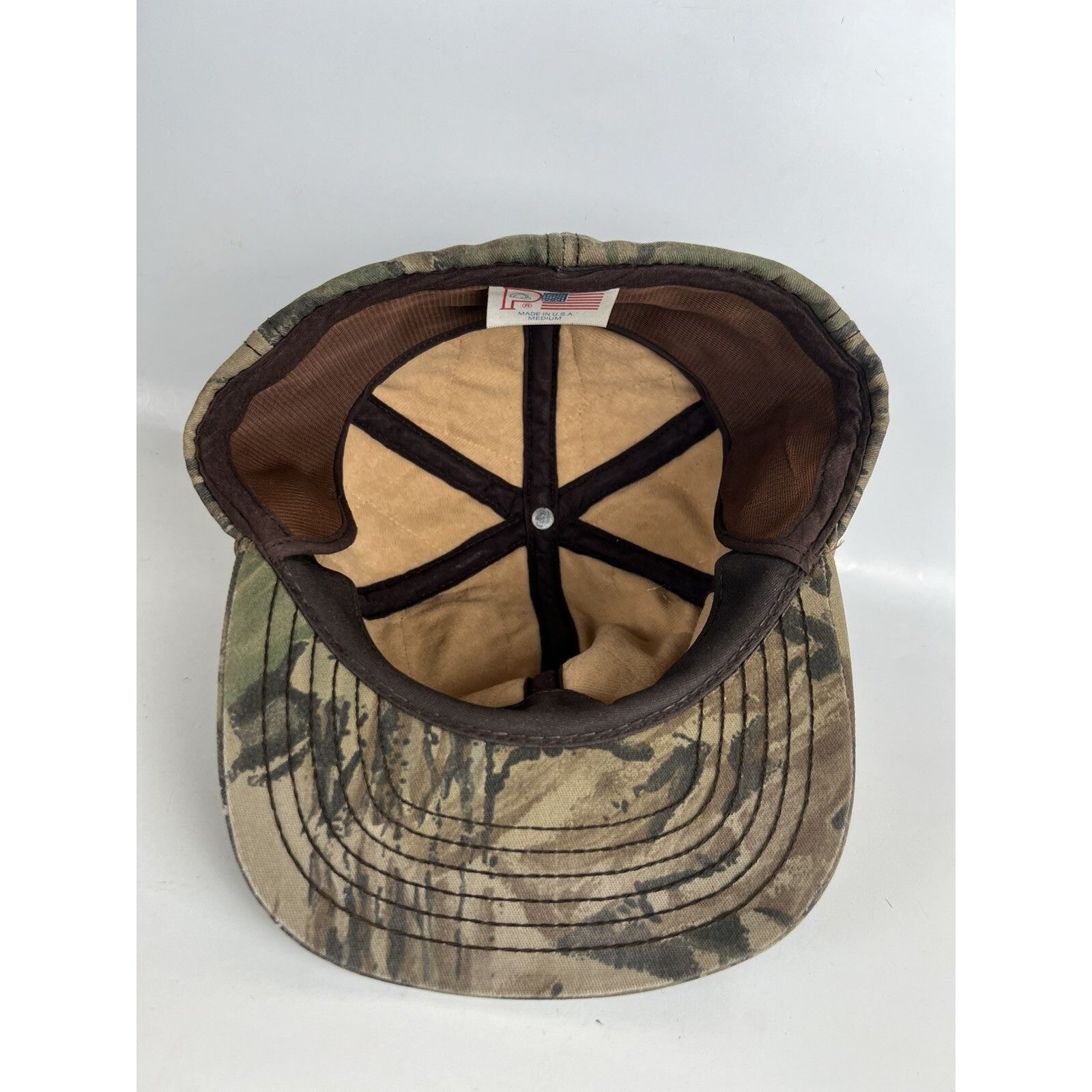 Other Vintage Tree Bark Blank Camo Insulated Hat Cap Size Medium M Size ONE SIZE - 6 Thumbnail