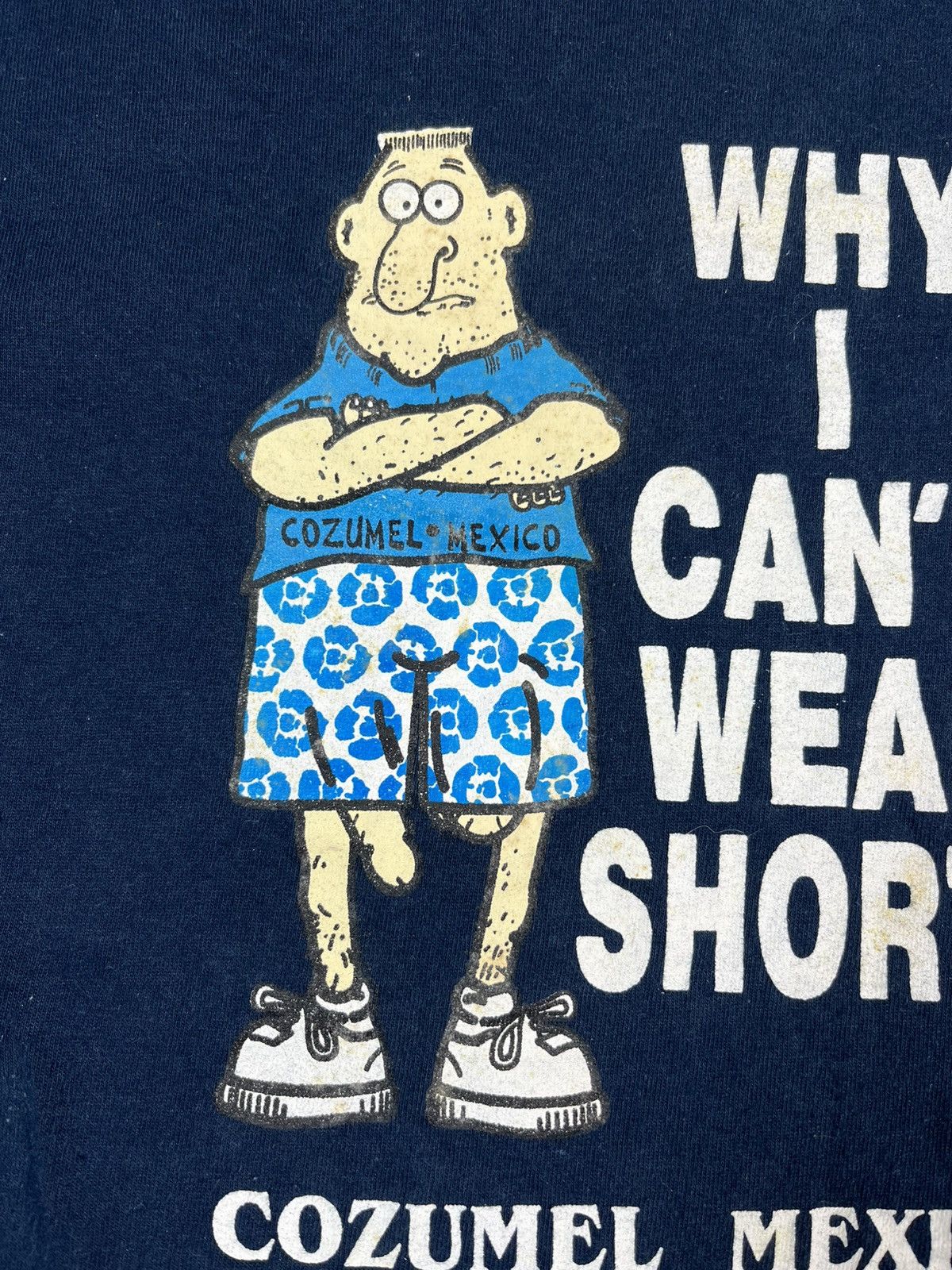 Vintage Vintage 90s Comedy T Shirt Size US XL / EU 56 / 4 - 5 Thumbnail