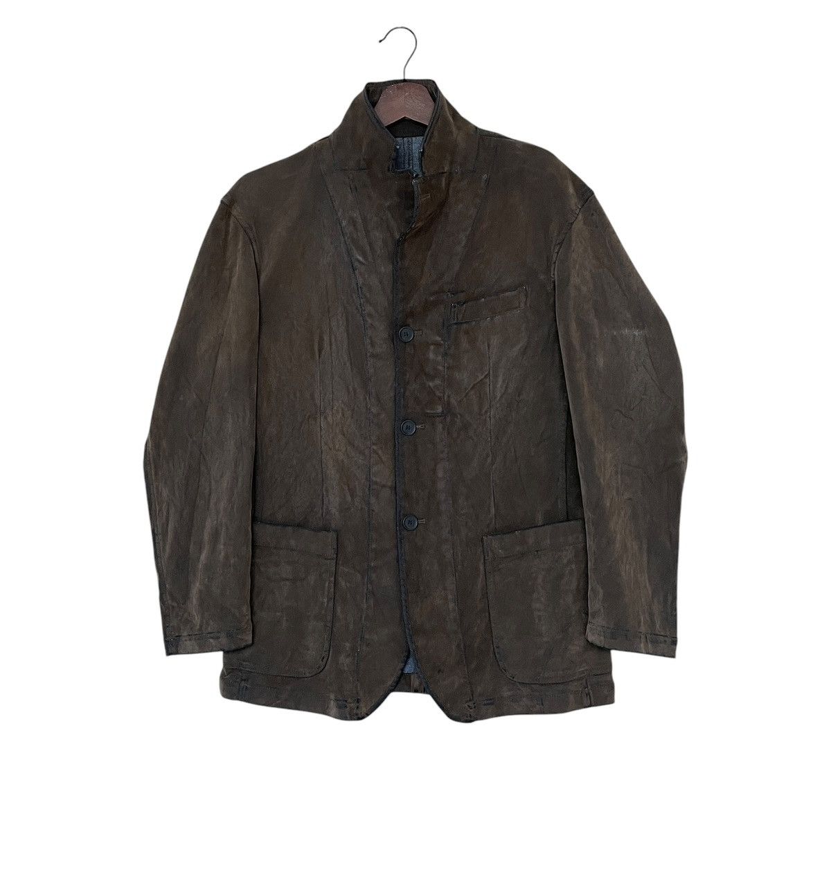 Japanese Brand × Vintage Vintage Japanese Brand Baffy Waxed Jacket 1990s Size US M / EU 48-50 / 2 - 1 Thumbnail