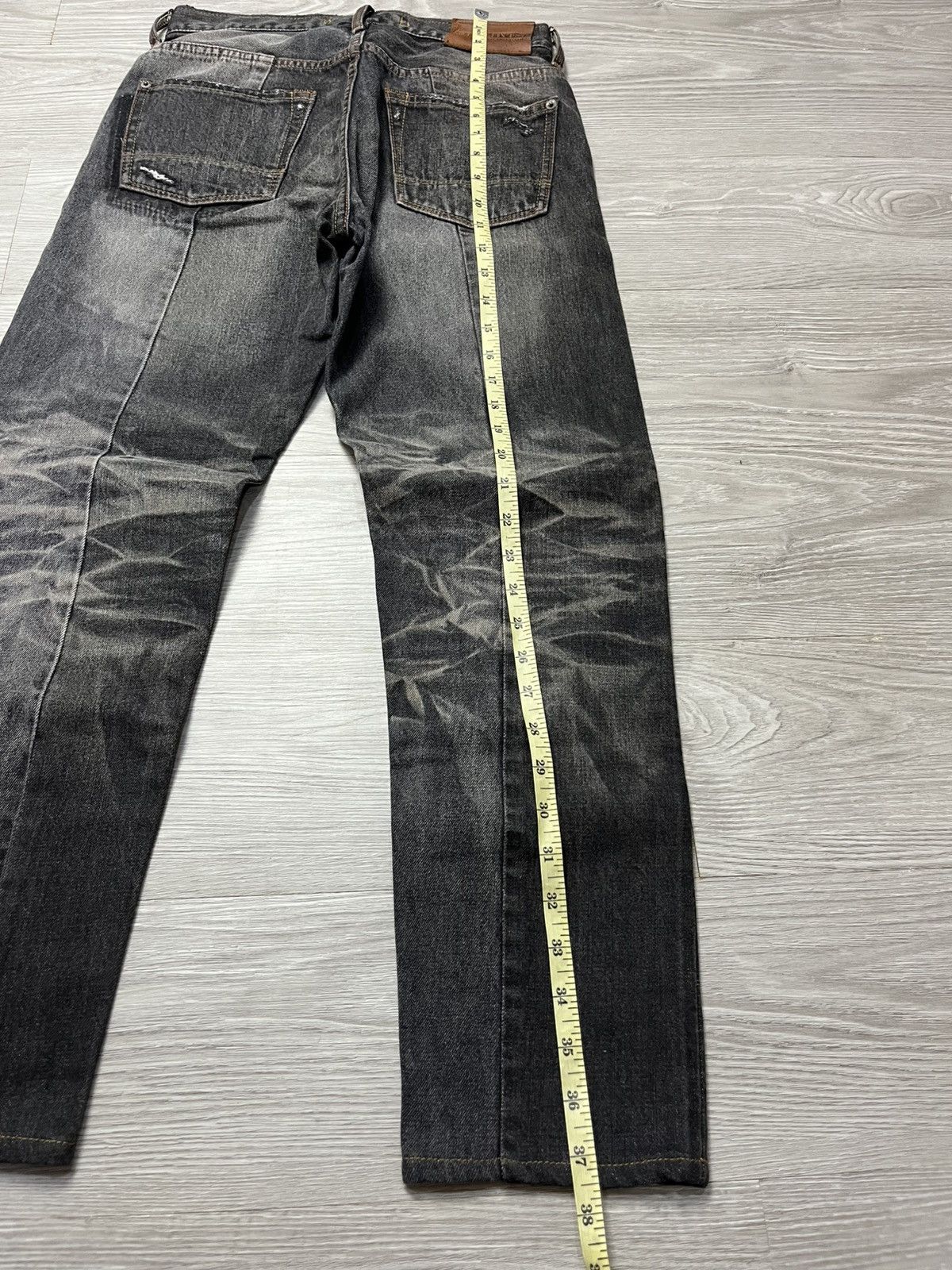 GOA GOA Nimes Selvedge Redline Faded Denim Pants Size US 29 - 16 Thumbnail
