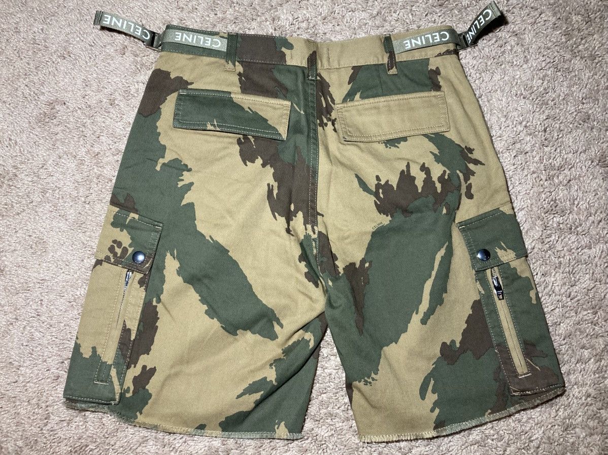 Celine New SS24 Celine Camo Cargo Bermuda Shorts 46 2024 Hedi Cut Size US 30 / EU 46 - 12 Thumbnail