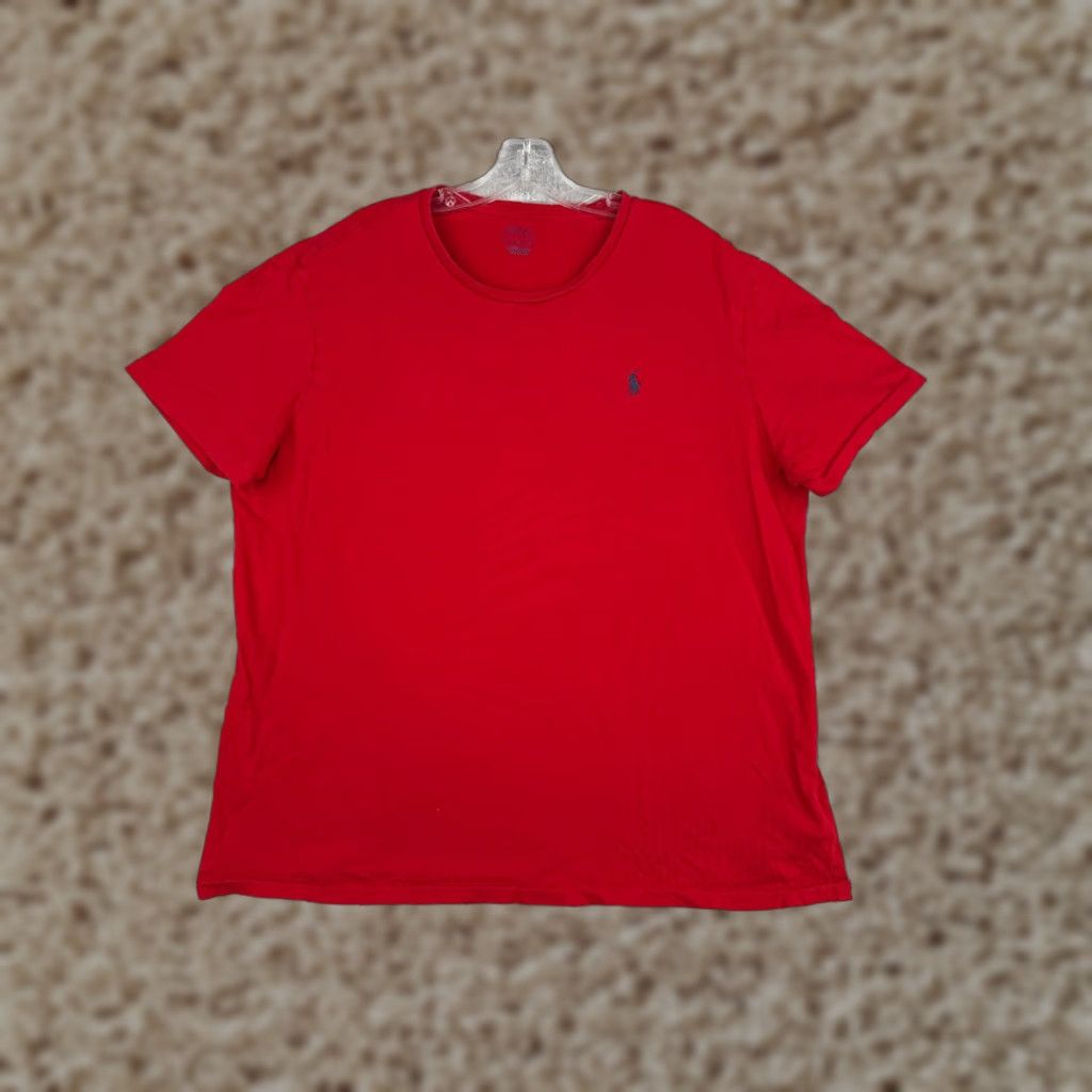 Ralph Lauren Polo Ralph Lauren Shirt Men Extra Large Red Crew Neck Short Sleeve Cotton Size US XL / EU 56 / 4 - 1 Thumbnail
