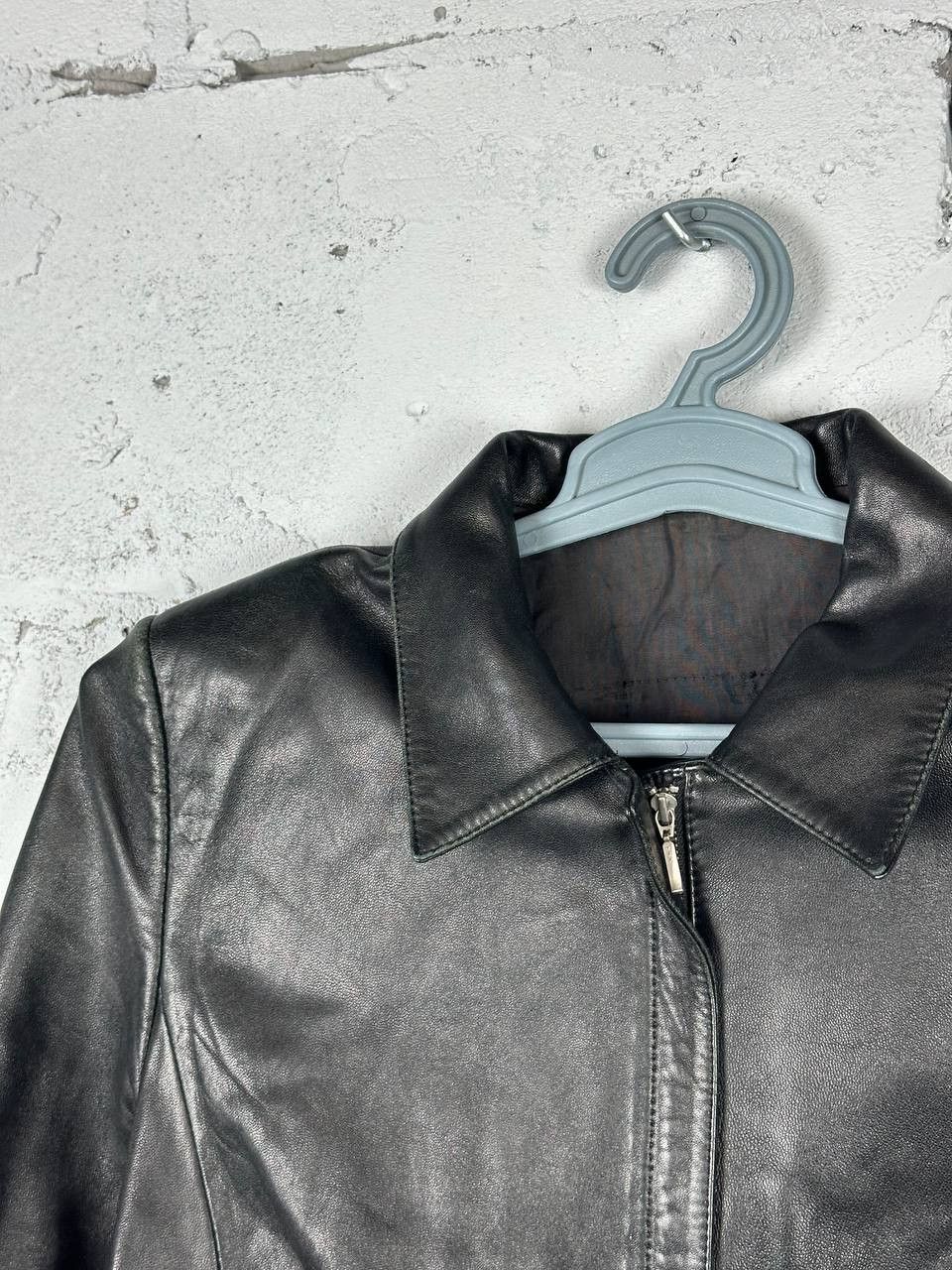 Leather Vintage Avantgarde Biker Cropped Leather Jacket Size US S / EU 44-46 / 1 - 4 Thumbnail