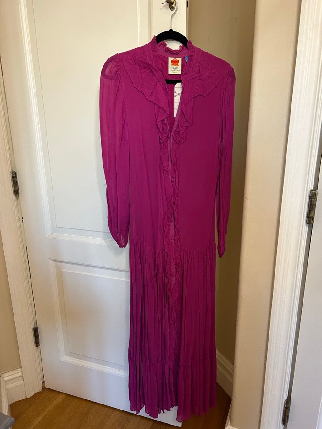 Anthropologie Anthropologie Farm Rio Culebra Ruffled Maxi Dress Size XS / US 0-2 / IT 36-38 - 2 Thumbnail
