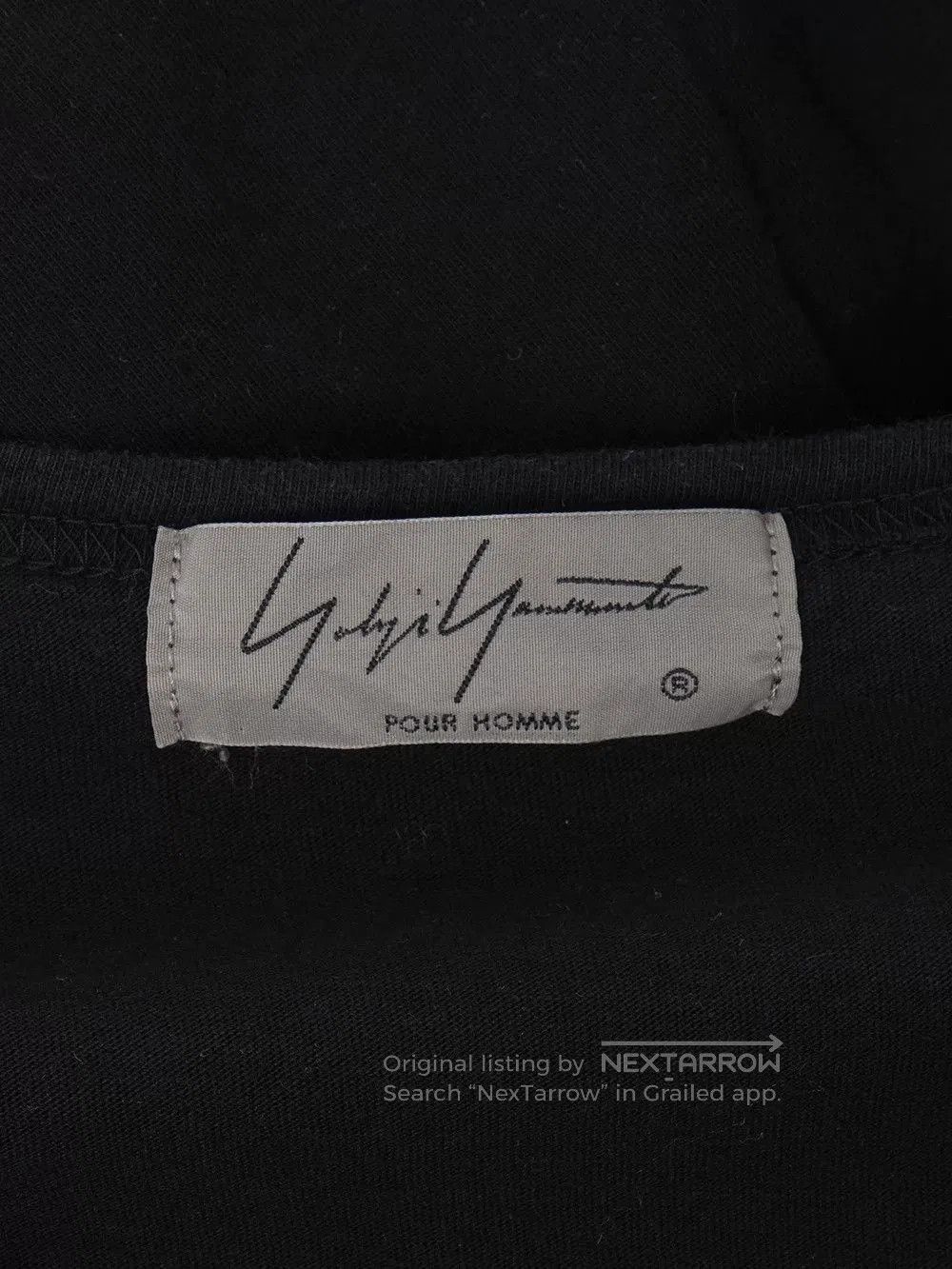 Yohji Yamamoto YOHJI YAMAMOTO Black Long Sleeve Top. Size US L / EU 52-54 / 3 - 4 Thumbnail