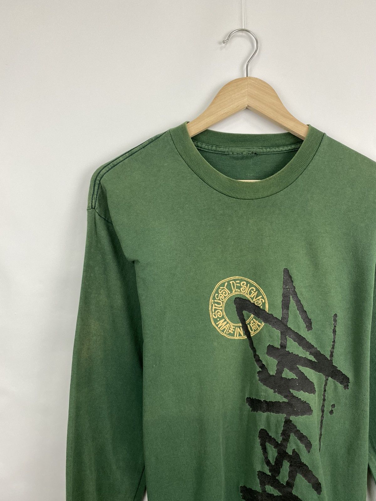 Stussy 🇺🇸 Vintage 90s Stussy Made in USA Old School long sleeve rare Size US S / EU 44-46 / 1 - 2 Thumbnail