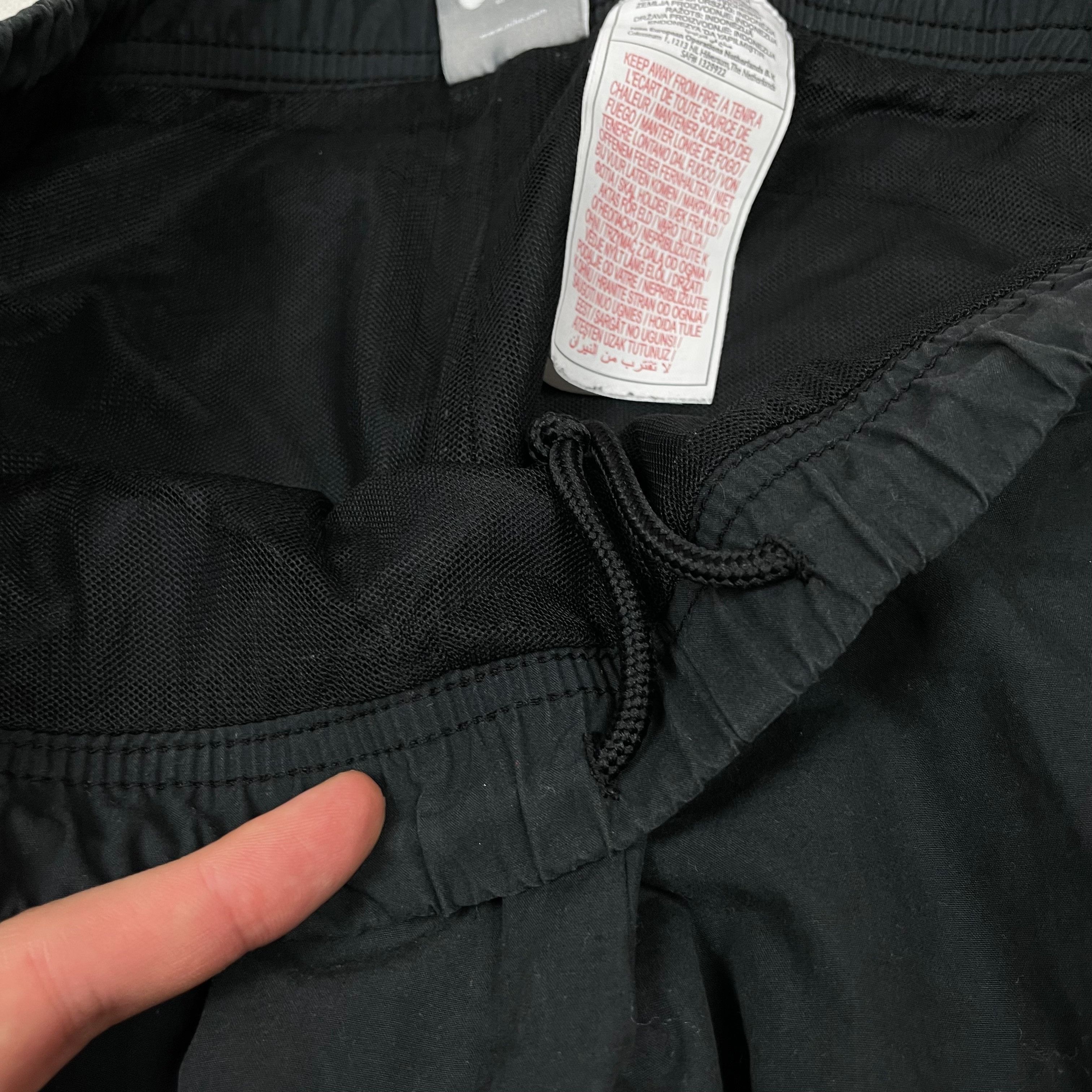 Nike × Vintage Nike Sportswear Men Black Spellout Straight Track Pant Small Size US 30 / EU 46 - 9 Thumbnail