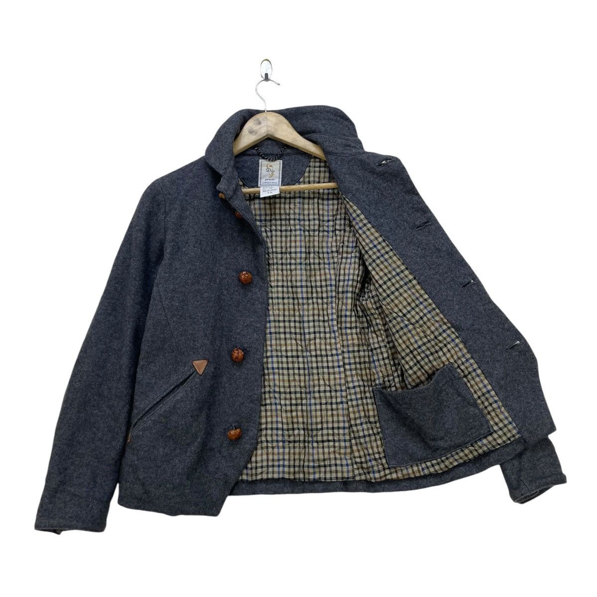 BIGI × Yohji Yamamoto Shawl Collar Rolladex Co Ltd Wool Jacket Made In Japan Size US S / EU 44-46 / 1 - 1 Thumbnail