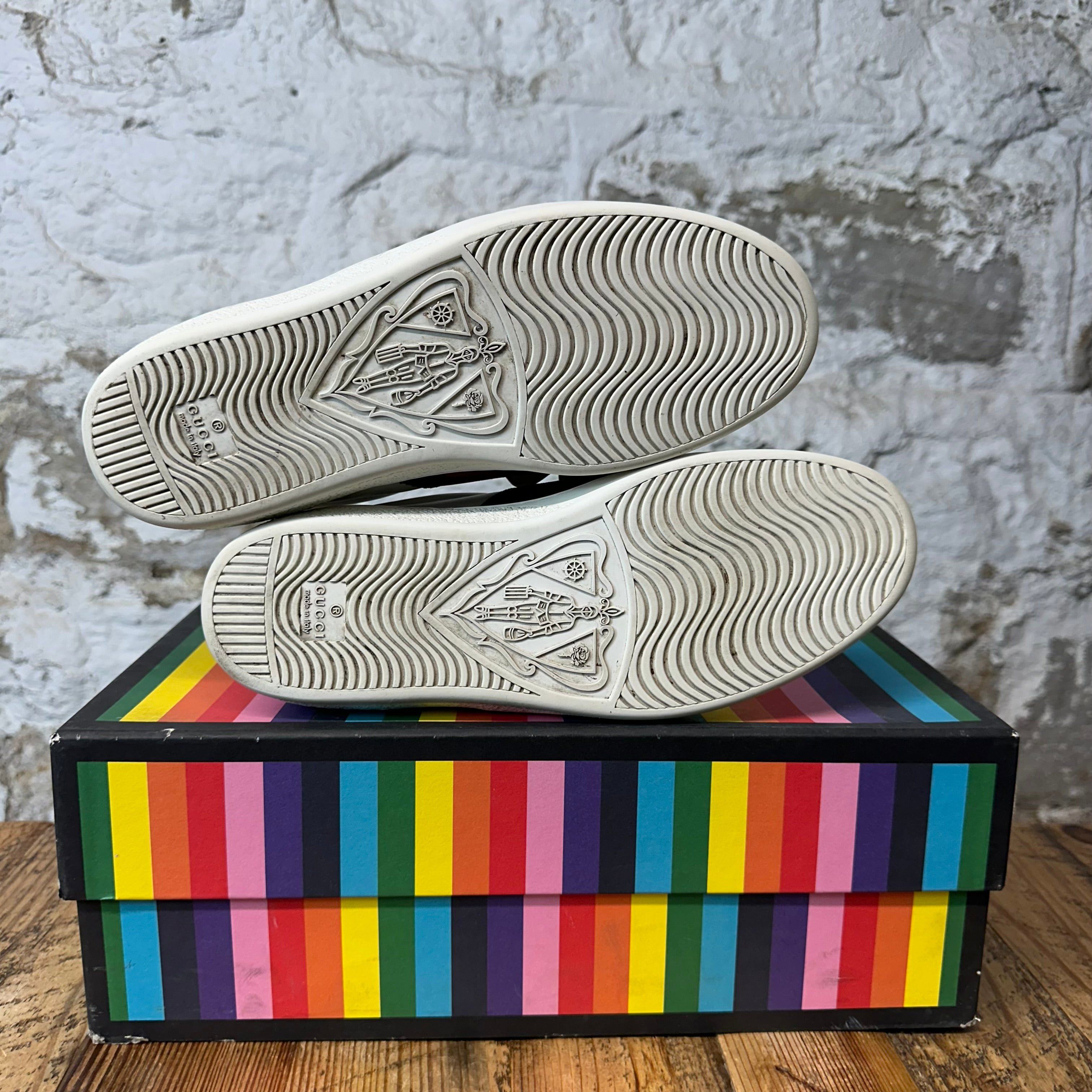 Gucci Gucci Blind For Love White Ace Sneaker Sz 7 Size US 7 / EU 40 - 5 Thumbnail