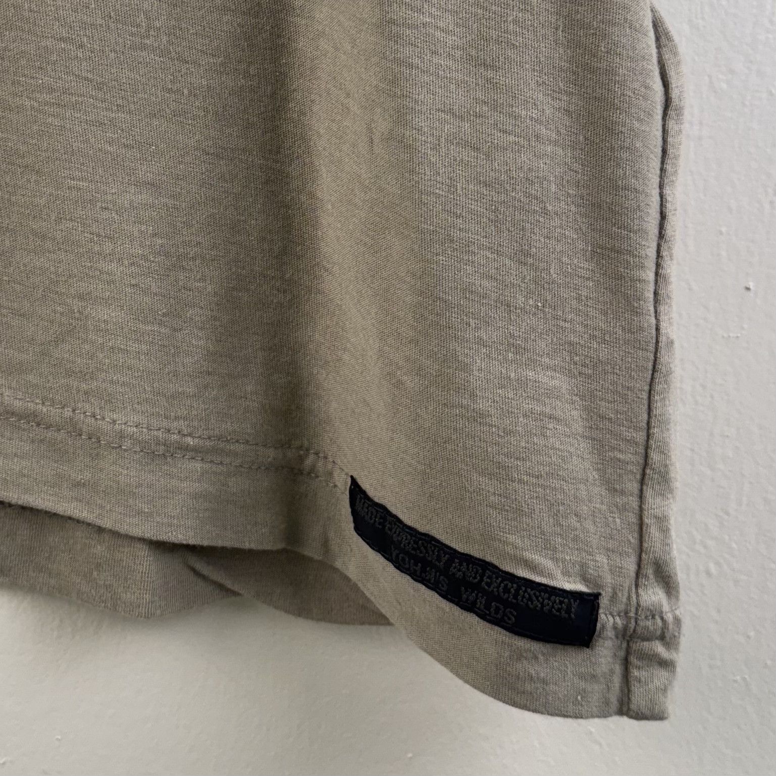 Yohji Yamamoto Yohji Yamamoto Regulation Short Sleeve Cut-and-Sewn T-Shirt Size US L / EU 52-54 / 3 - 5 Thumbnail