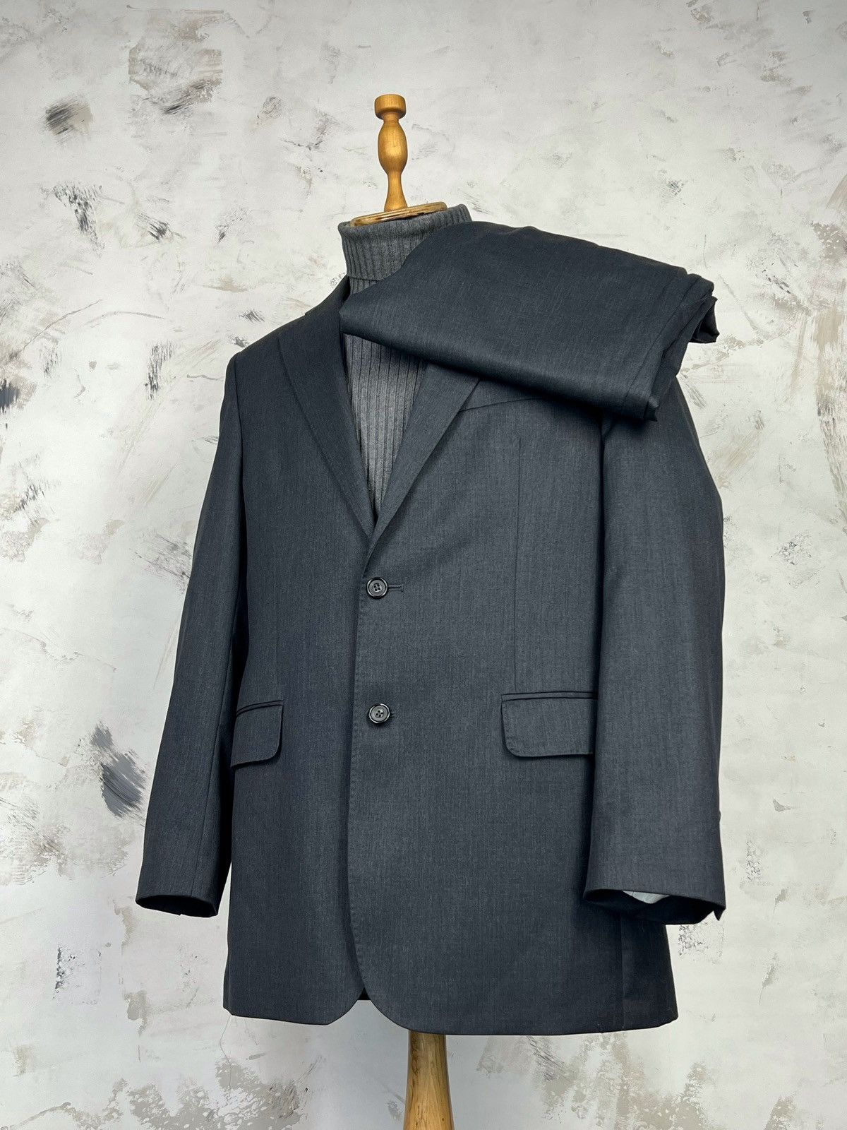 Vintage Vintage Paul Costelloe Wool Cashmere Suit Size M - L Size 44R - 1 Thumbnail