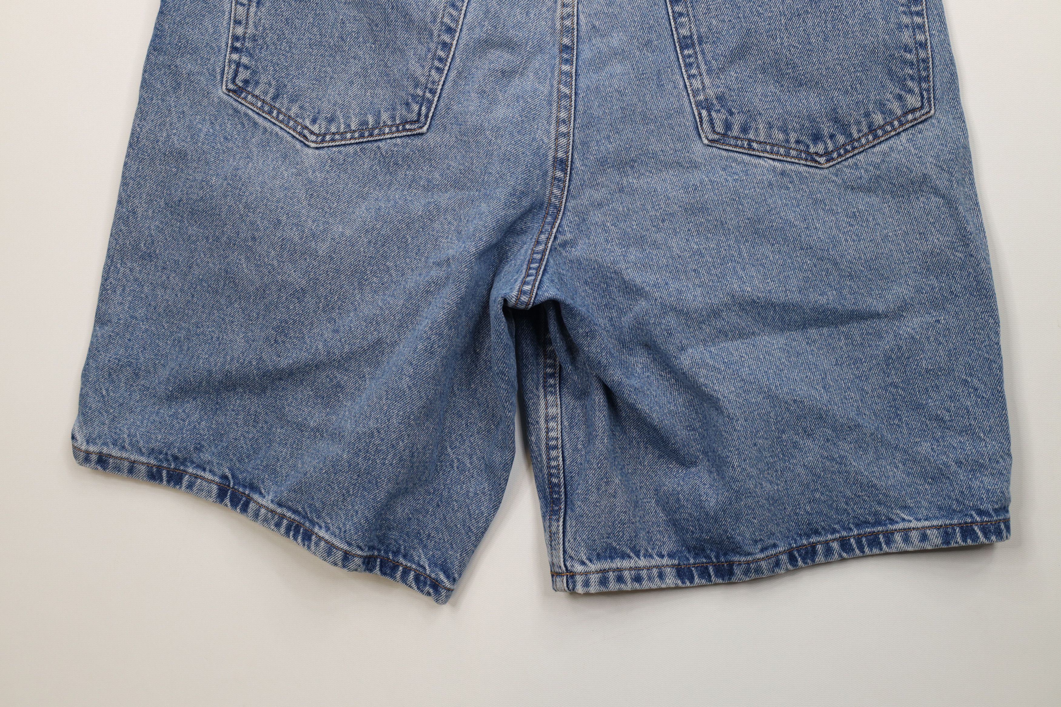 Eddie Bauer Vintage 90s Eddie Bauer Denim Jean Shorts Jorts Blue Cotton Size US 38 / EU 54 - 12 Thumbnail