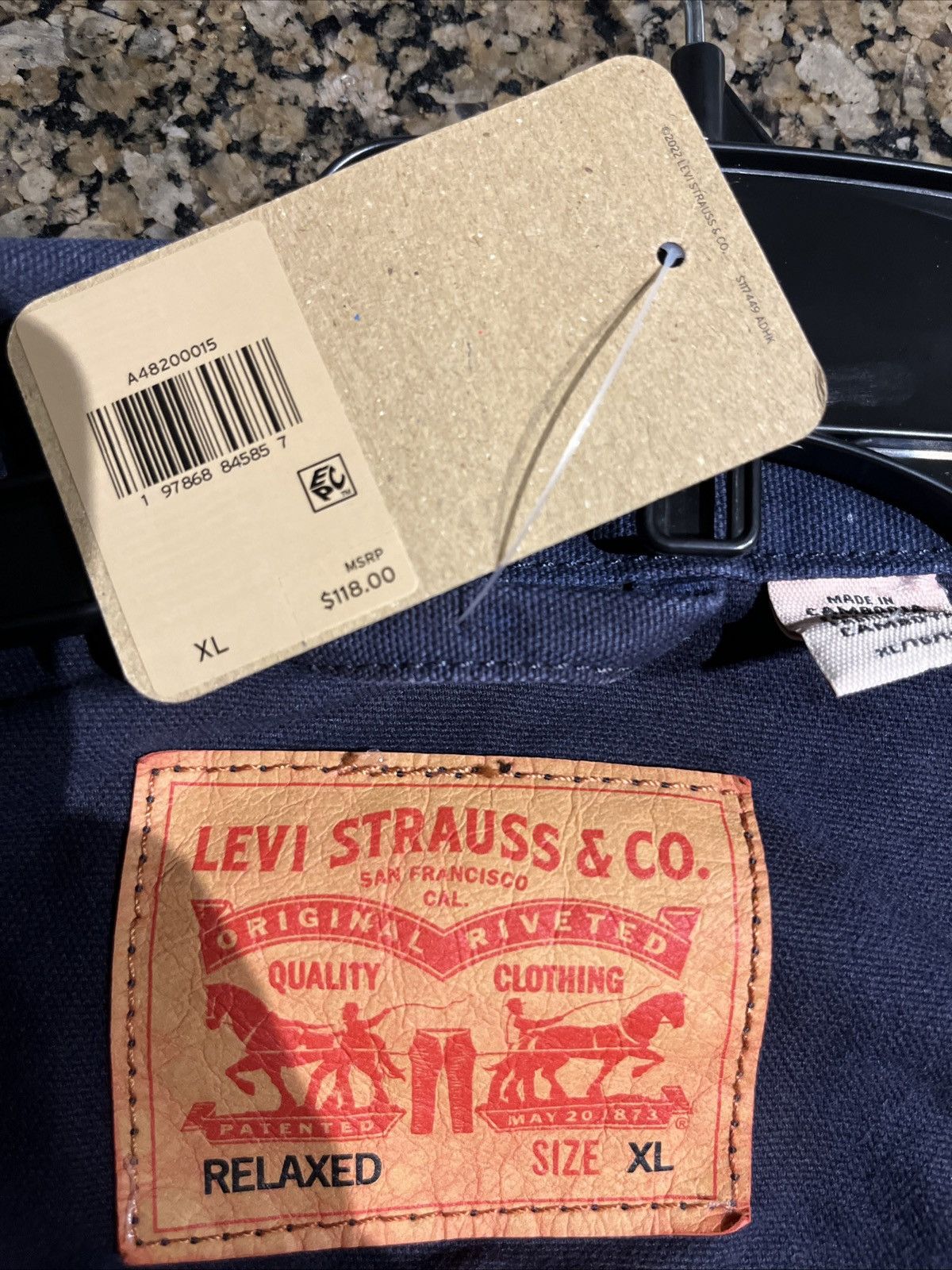 Levi's Levi work wear button up Size US XL / EU 56 / 4 - 6 Thumbnail