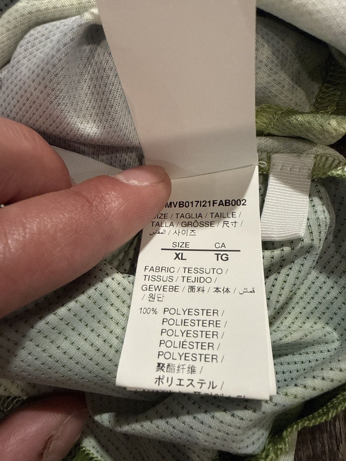 Off-White Off-White Active Long-Sleeve Tee AOP 'Multicolor' size XL Size US XL / EU 56 / 4 - 5 Thumbnail