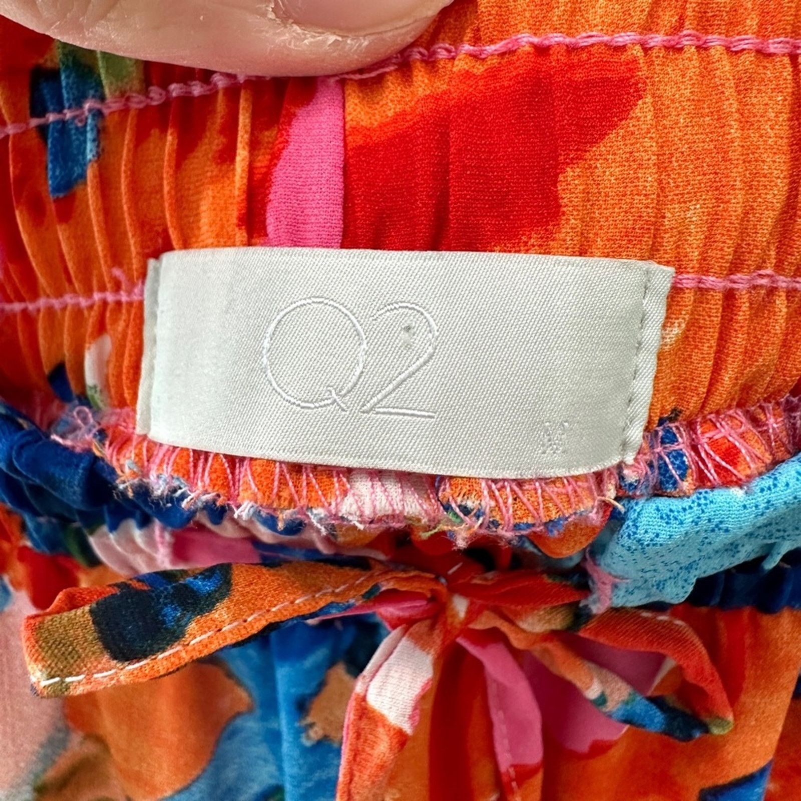 Other Q2 | Bright Colorful Abstract Floral Artsy Modern Maxi Skirt Size 30" / US 8 / IT 44 - 5 Thumbnail