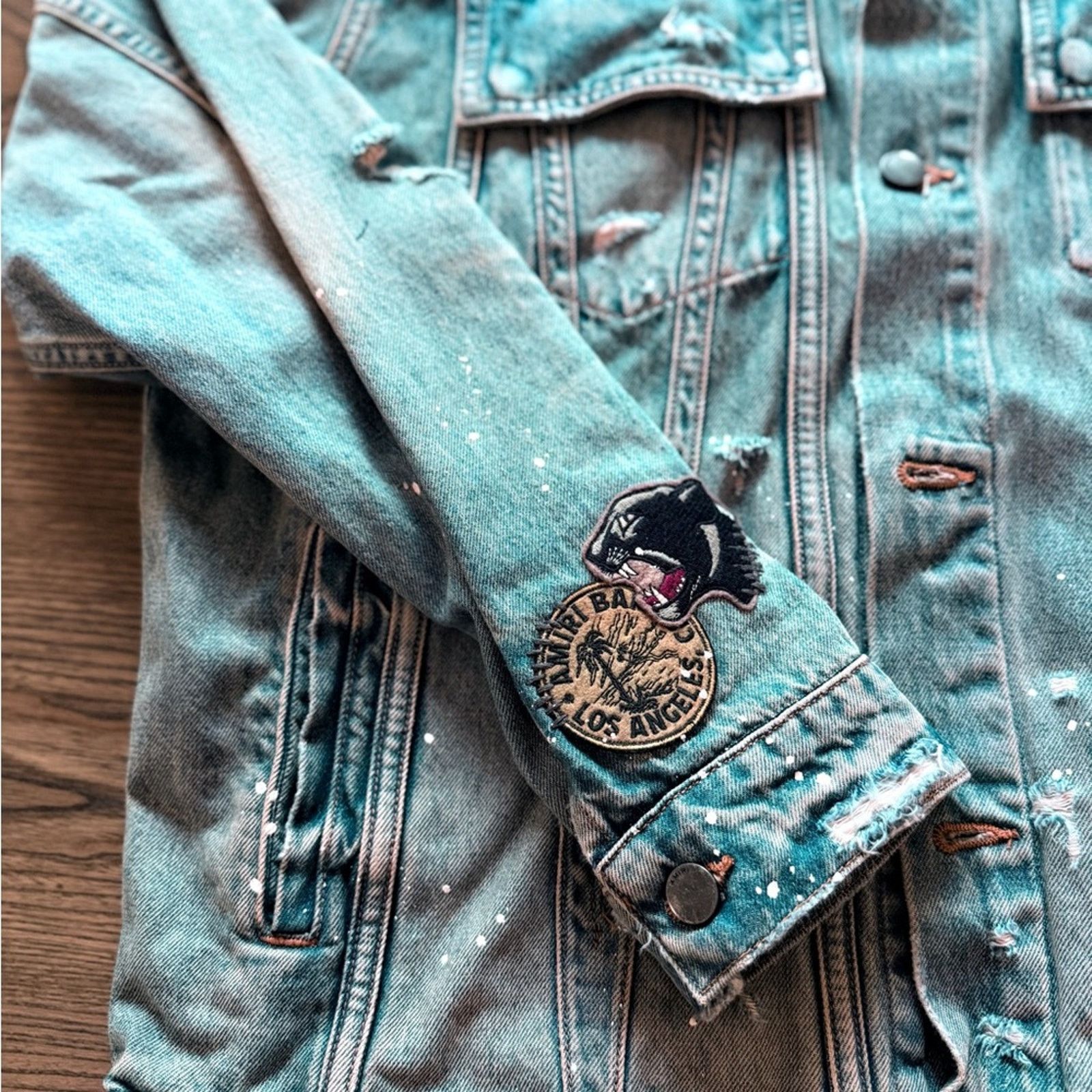 Amiri AMIRI AMIRI Vintage Pegasus Trucker Jacket Sz. M Sold Out Size US M / EU 48-50 / 2 - 6 Thumbnail