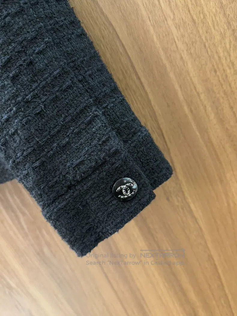 Chanel Chanel Tweeded coat with streamers Size XXS / US 00 / IT 34 - 3 Thumbnail