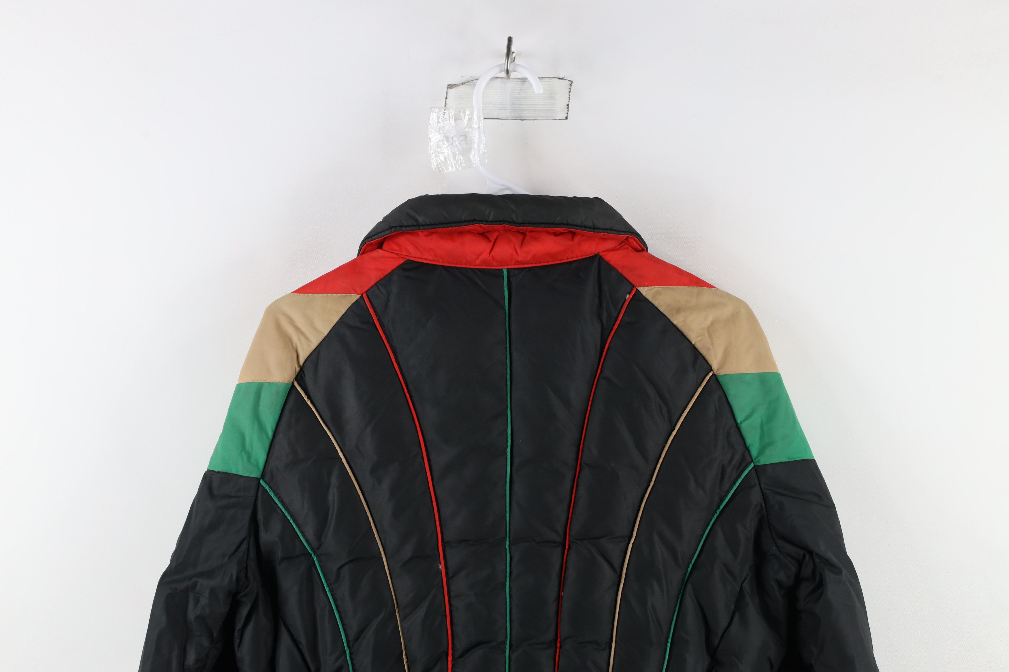 Vintage Vintage 60s 70s Streetwear Striped Duck Down Puffer Jacket Size M / US 6-8 / IT 42-44 - 19 Thumbnail