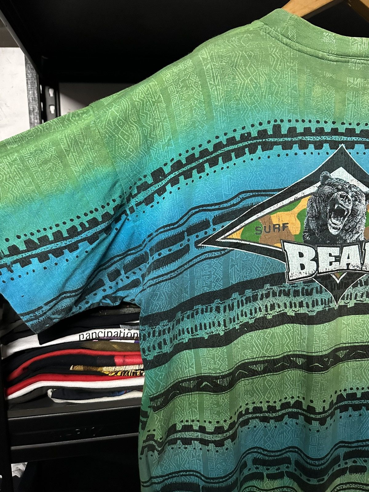 Vintage Vintage 90s Bear Surf Boards Faded Tee Size US XL / EU 56 / 4 - 4 Thumbnail